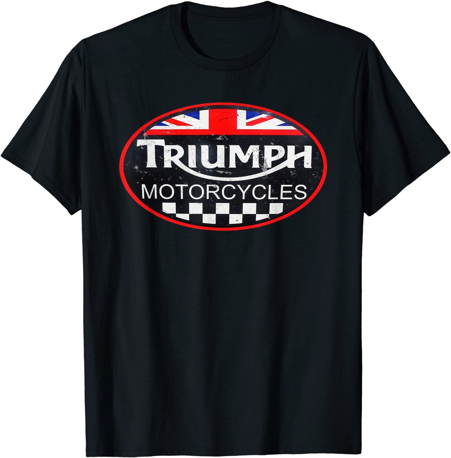 Mens Vintage English Triumph motorbike emblem apparel T-Shirt