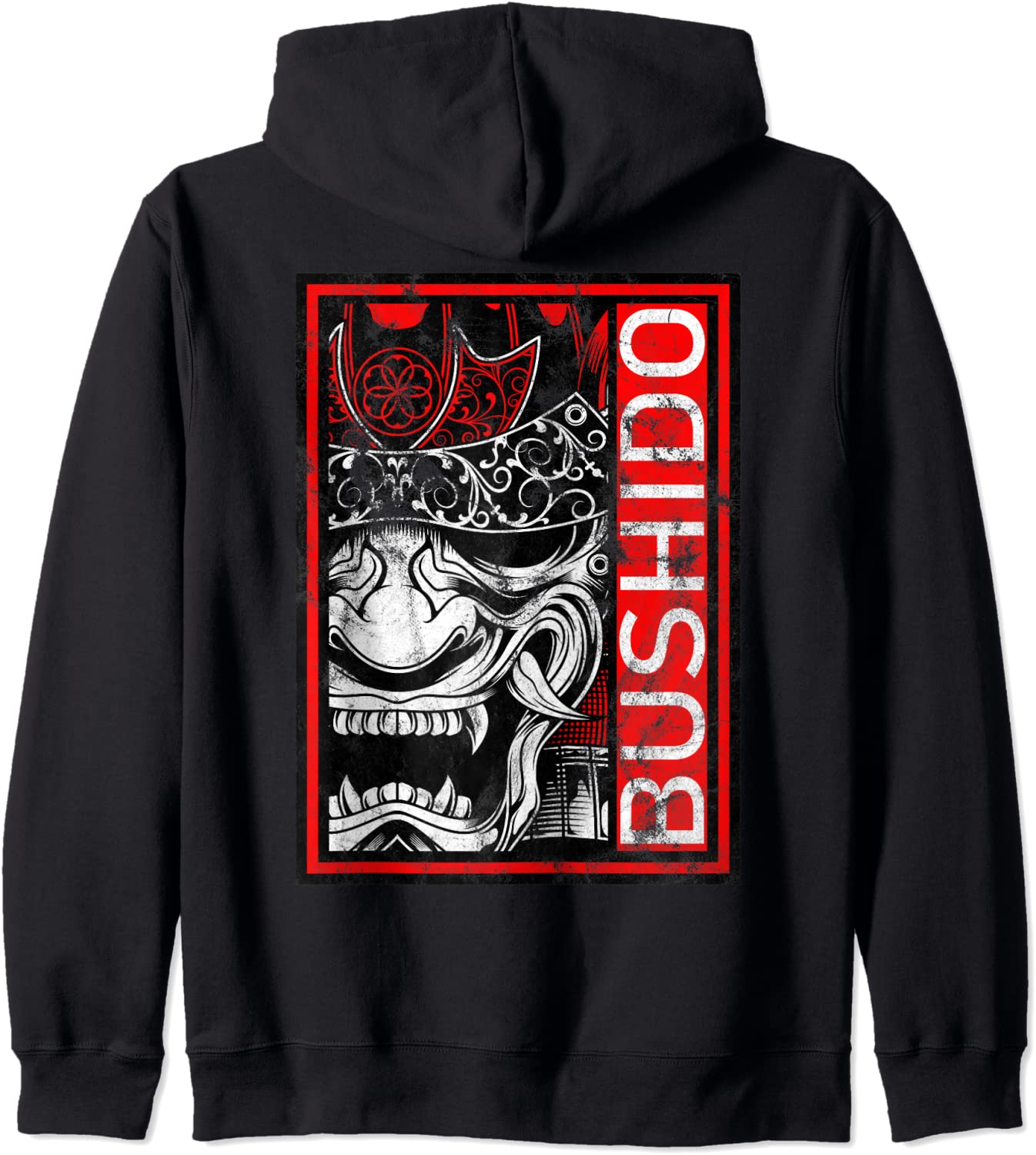 Japanese Samurai Bushido Oni Mask Hoodie