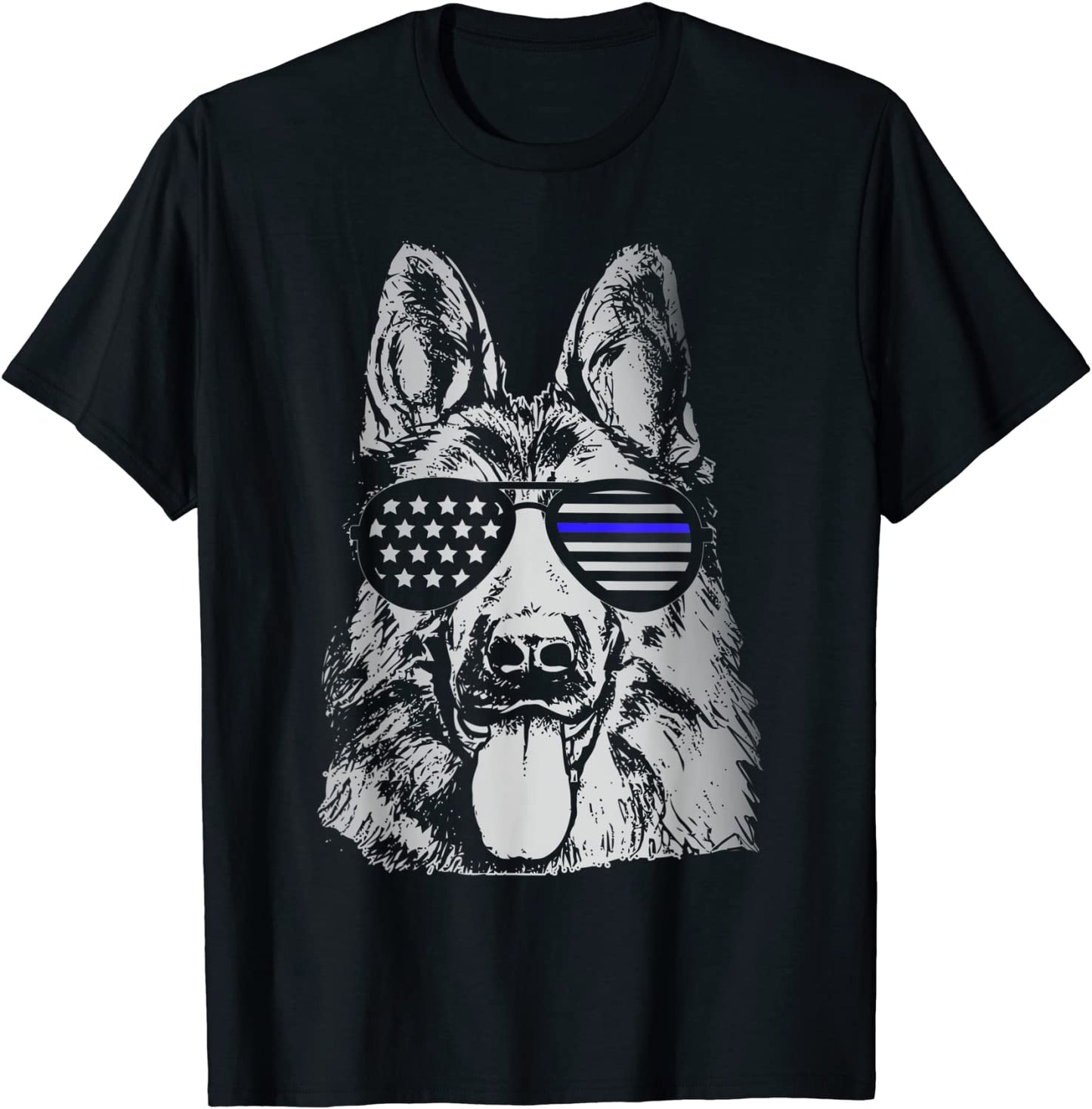 K9 Police Officer Shirt Police Dog Thin Blue Line Gift