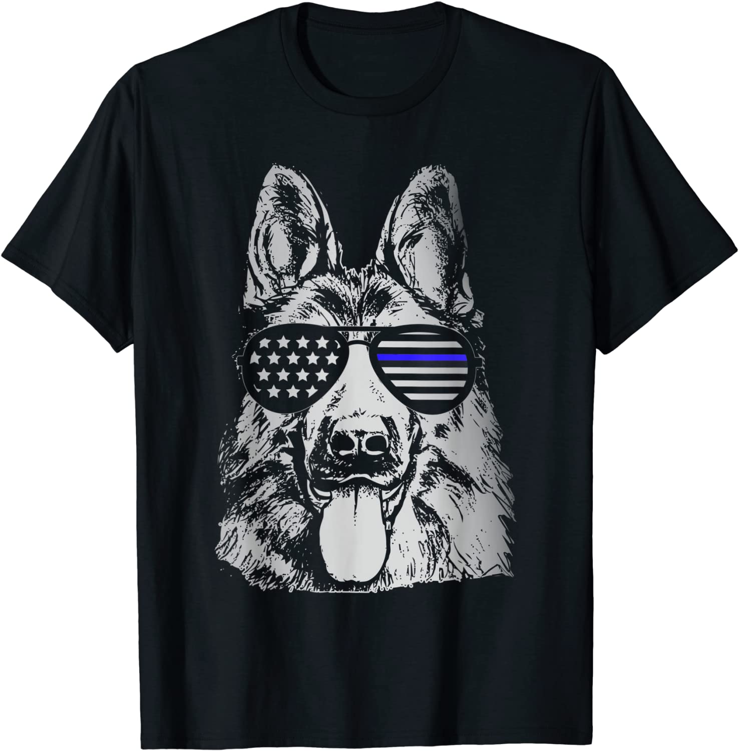 K9 Police Officer Shirt Police Dog Thin Blue Line Gift