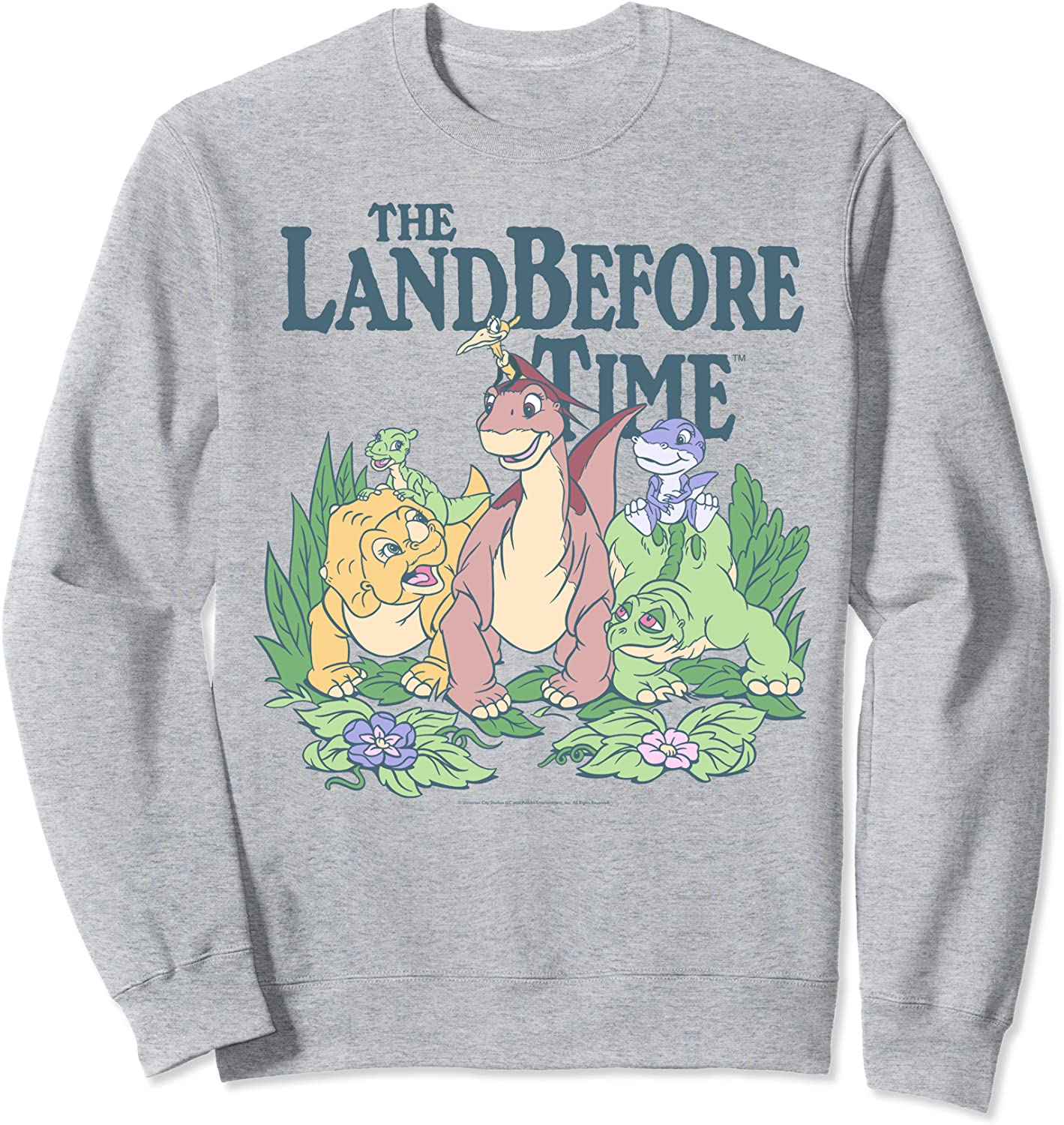 Land Before Time Pastel Dinosaur Friends Sweatshirt