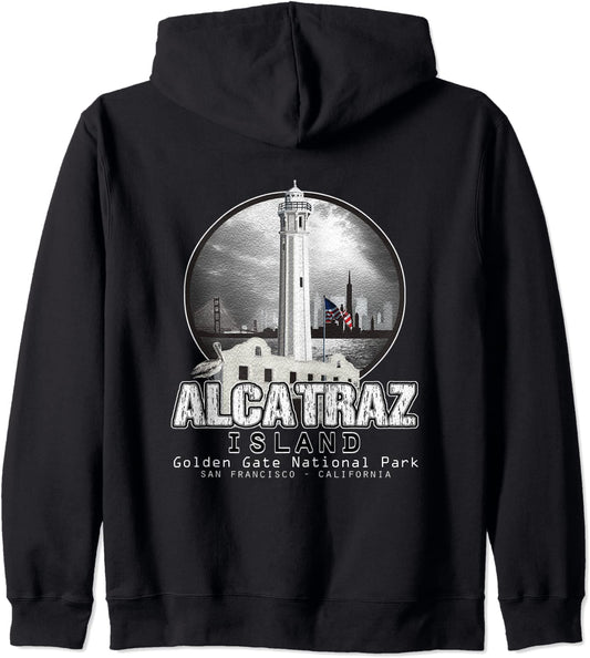 Alcatraz Golden Gate National Park San Francisco Souvenir Hoodie
