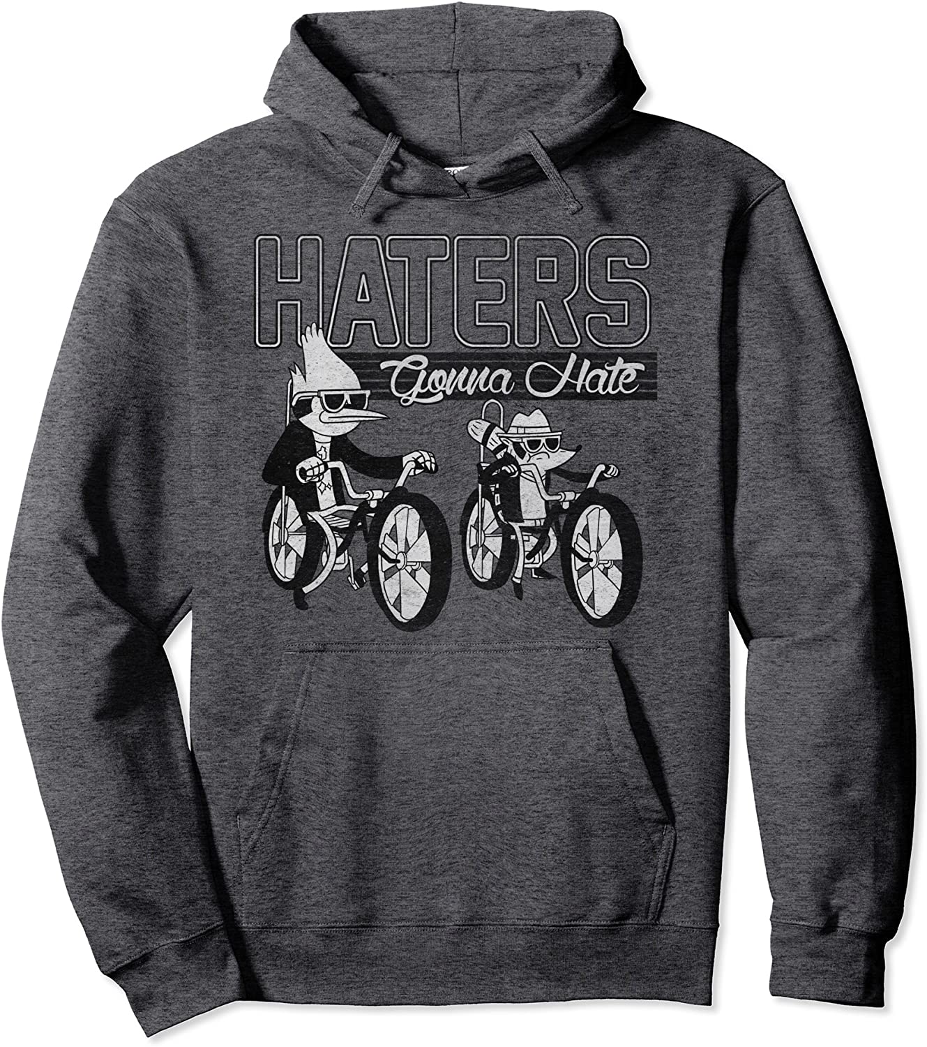 CN Regular Show Mordecai Rigby Haters Gonna Hate Pullover Hoodie