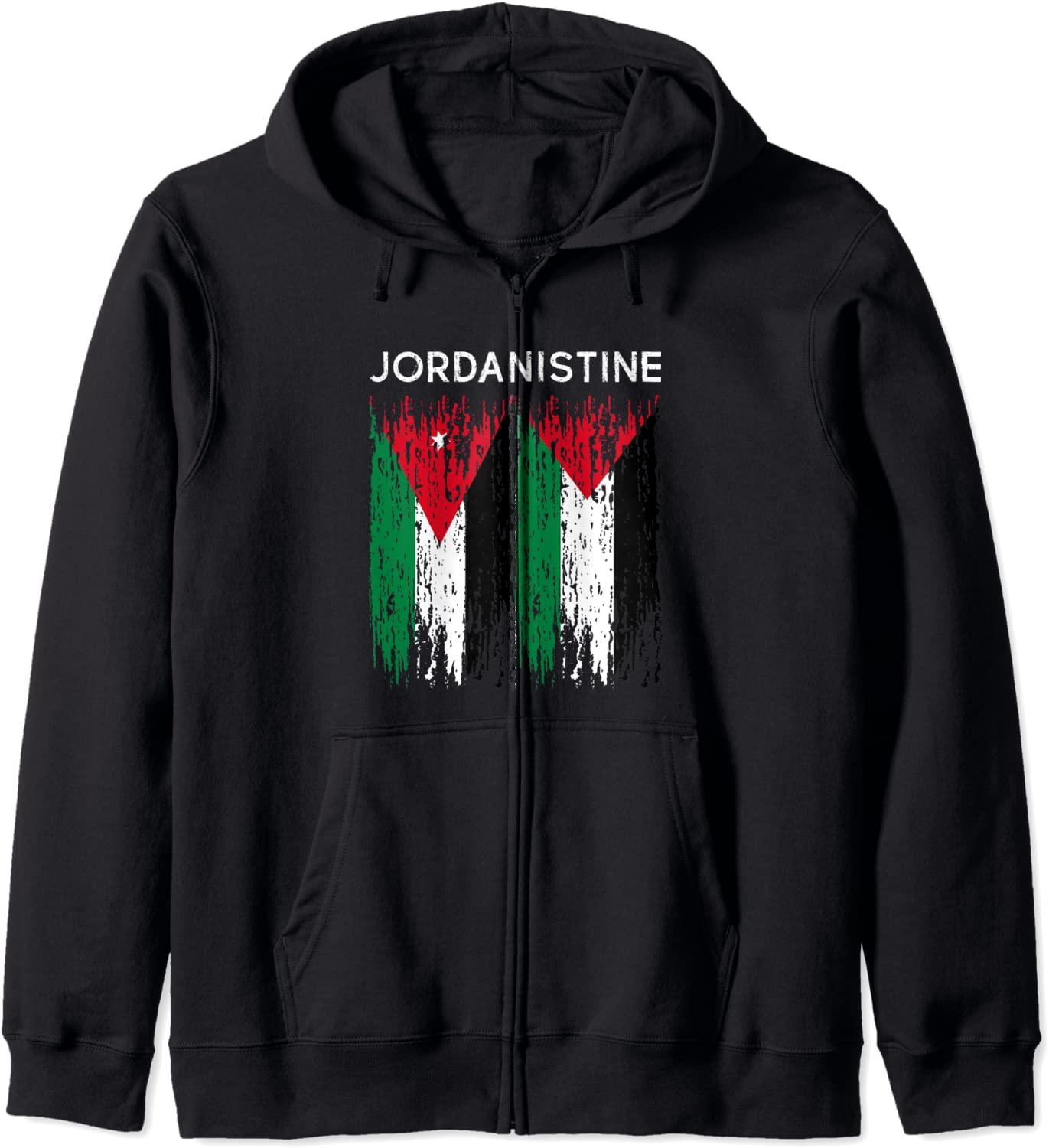 Jordanian and Palestinian flag Jordan and palestine unity Hoodie