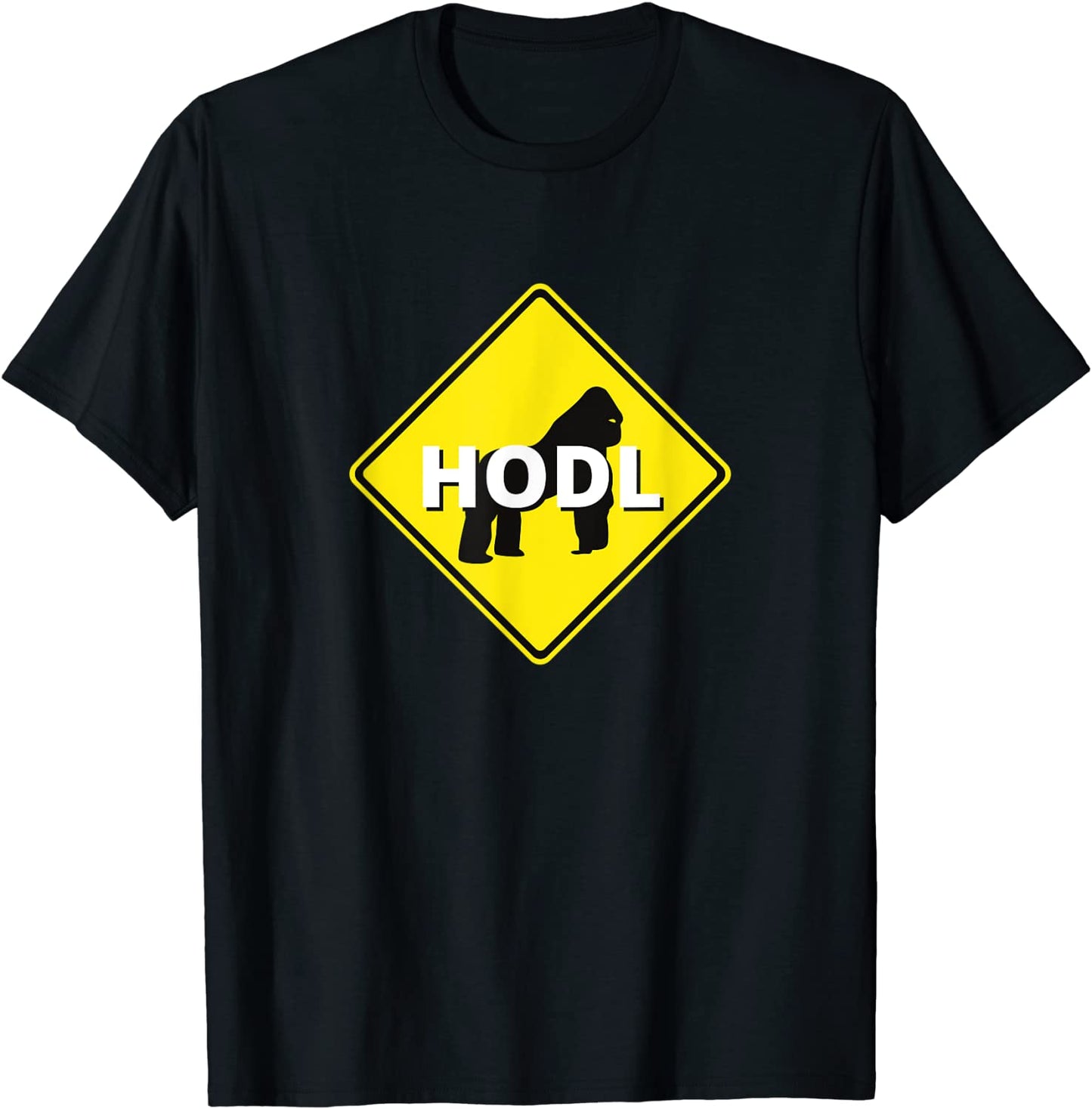 HODL Gorilla Gang AMC GME Ape Meme Superstonk Stonk Sign T-Shirt