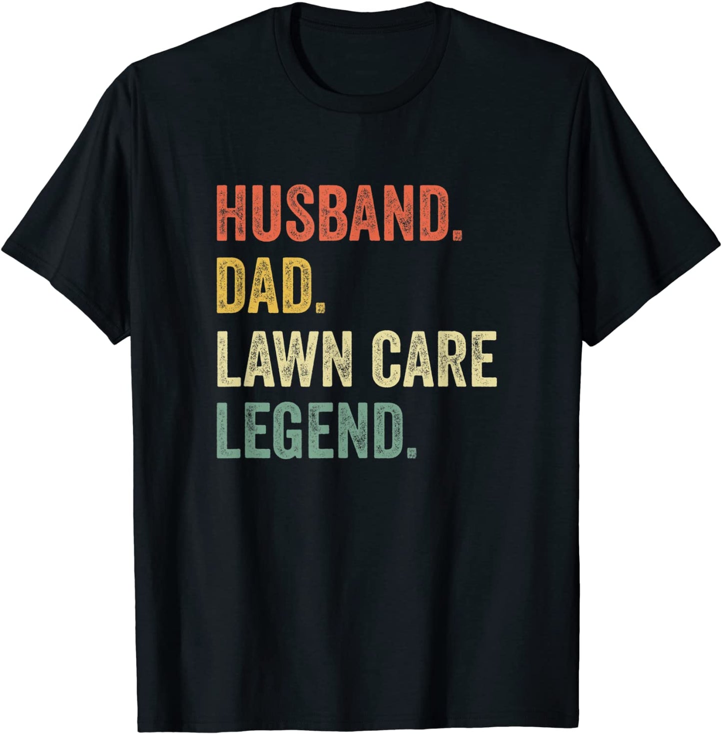 Mens Funny Lawn Mowing T Shirt Lawn Care Stuff Gift Vintage Retro T-Shirt