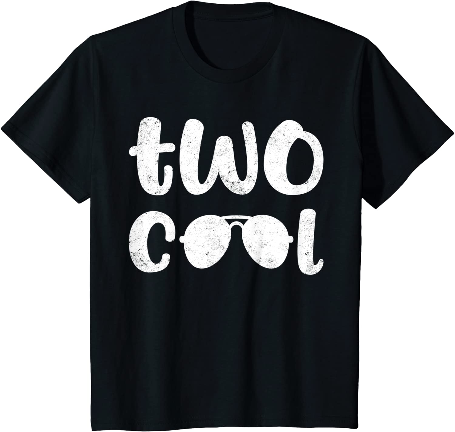 Kids Two Cool 2nd Birthday Gift 2 Year Old Boy Second Bday T-Shirt