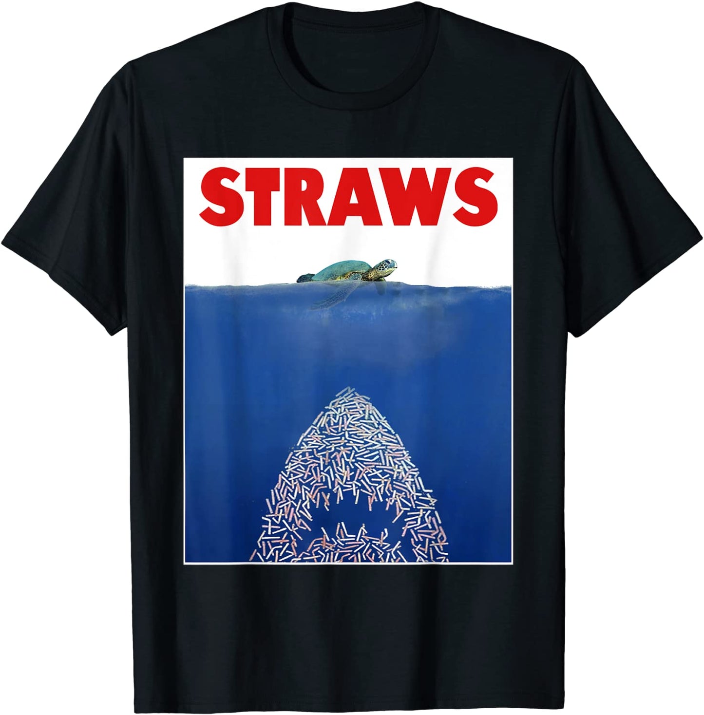 Save The Sea Turtles Conservation Gift Shirt Anti Straws T-Shirt