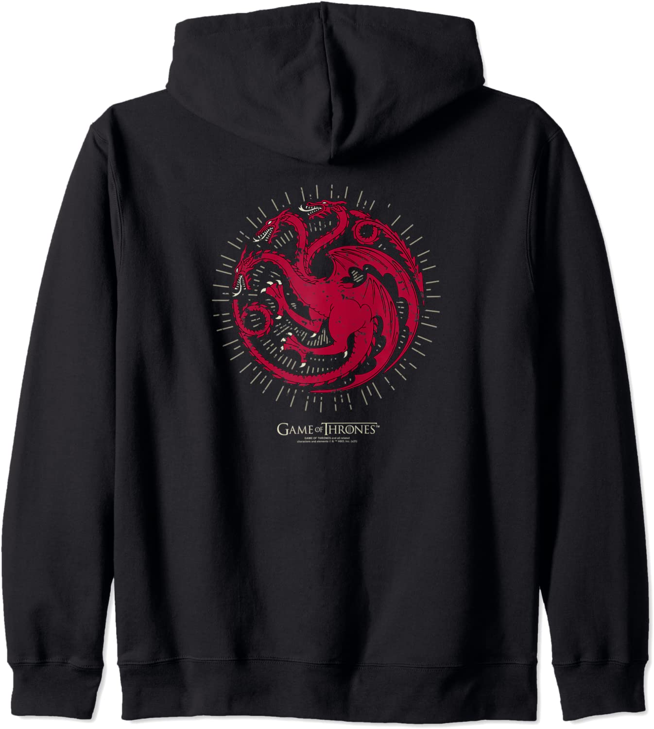 Game of Thrones Targaryen Burst Sigil Hoodie