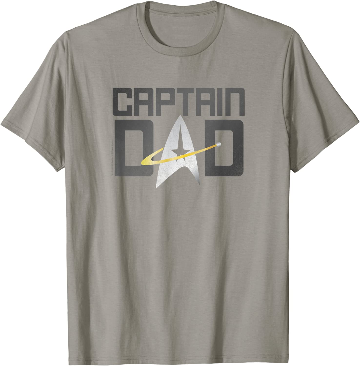 Mens Star Trek The Next Generation Fathers Day Captain Dad T-Shirt