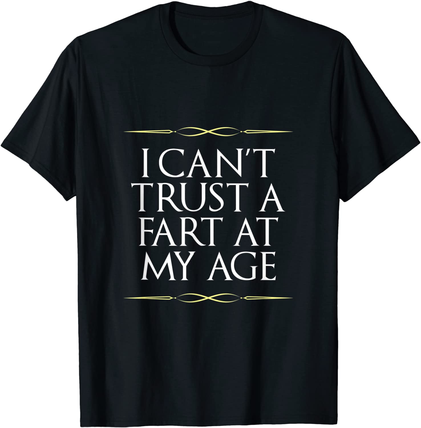 Funny Old Age Joke Birthday Senior Gag Gift Graphic T-Shirt
