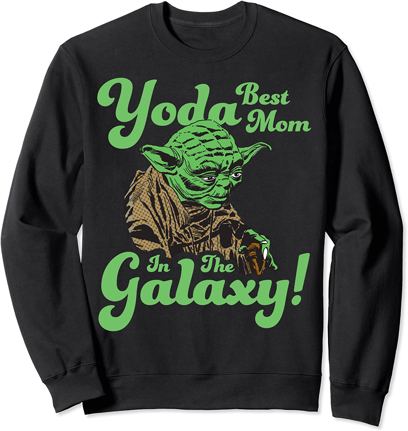 Star Wars Mothers Day Yoda Best Mom In The Galaxy Sweatshirt