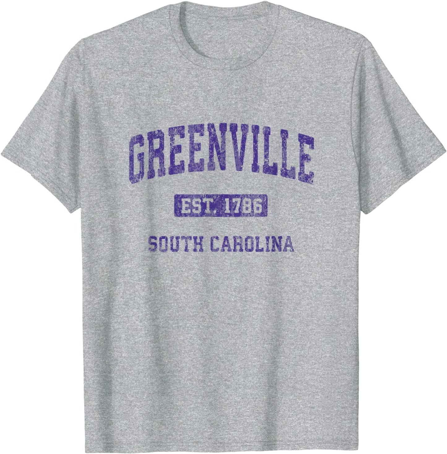 Greenville South Carolina SC Vintage Athletic Sports Design T-Shirt