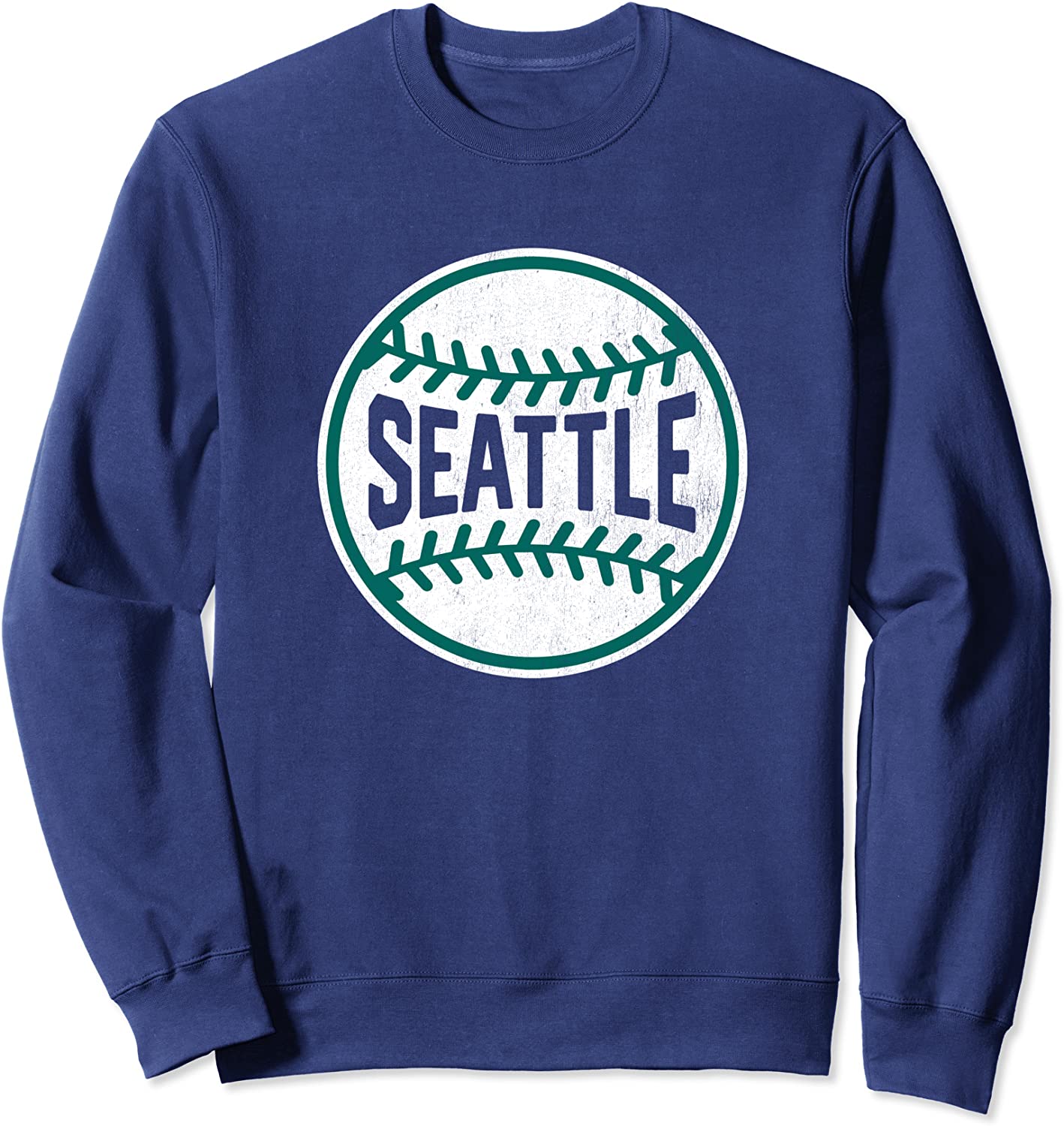 Vintage Seattle Baseball Stitches Sweatshirt