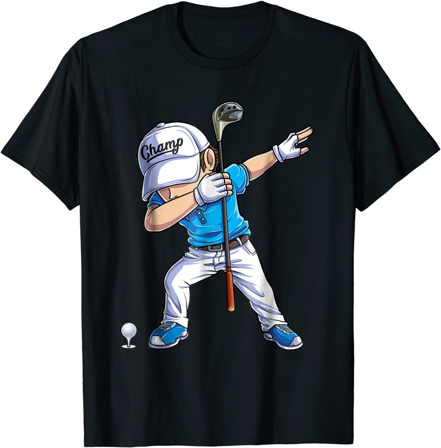 Dabbing Golf T shirt for Boys Dab Dance Golfing Golfer Gifts