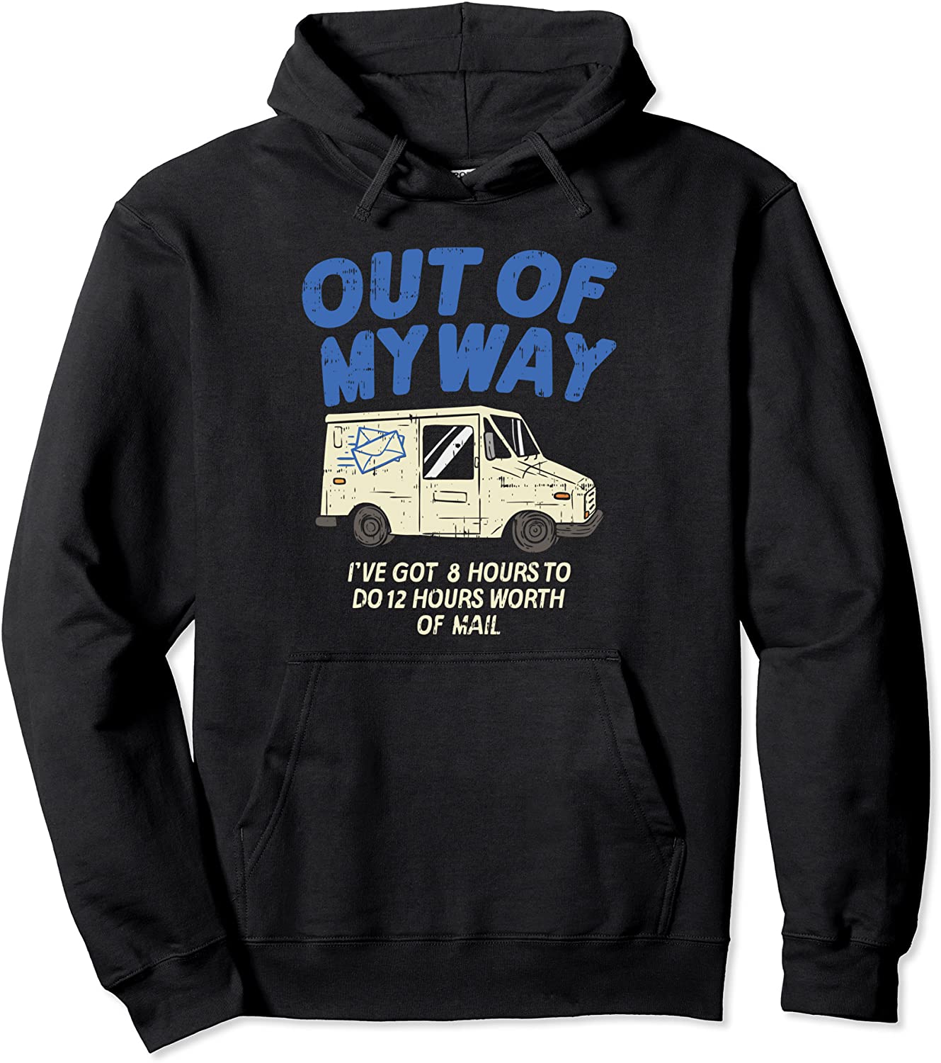 Delivery Driver Clothing Joke Delivery Truck Design Pullover Hoodie