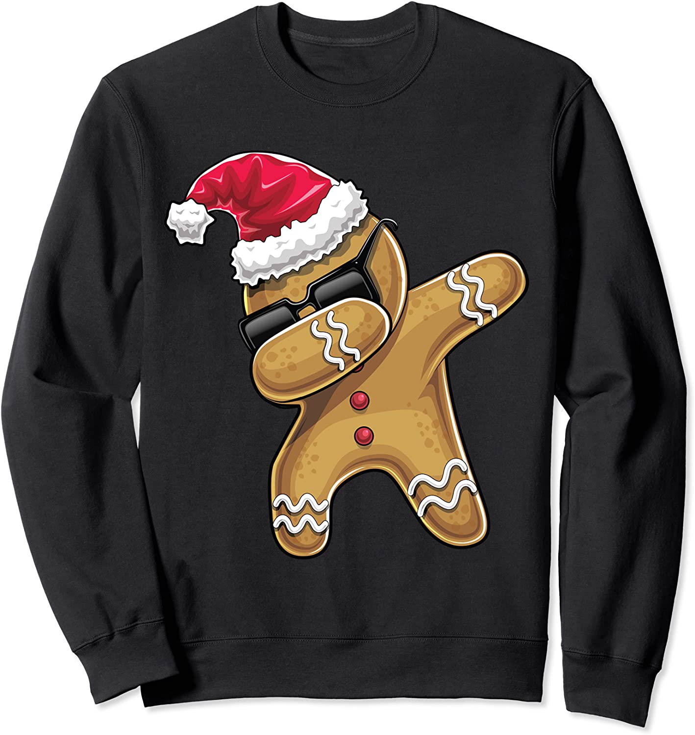 Dabbing Gingerbread Man Christmas Baking Sweatshirt Gift