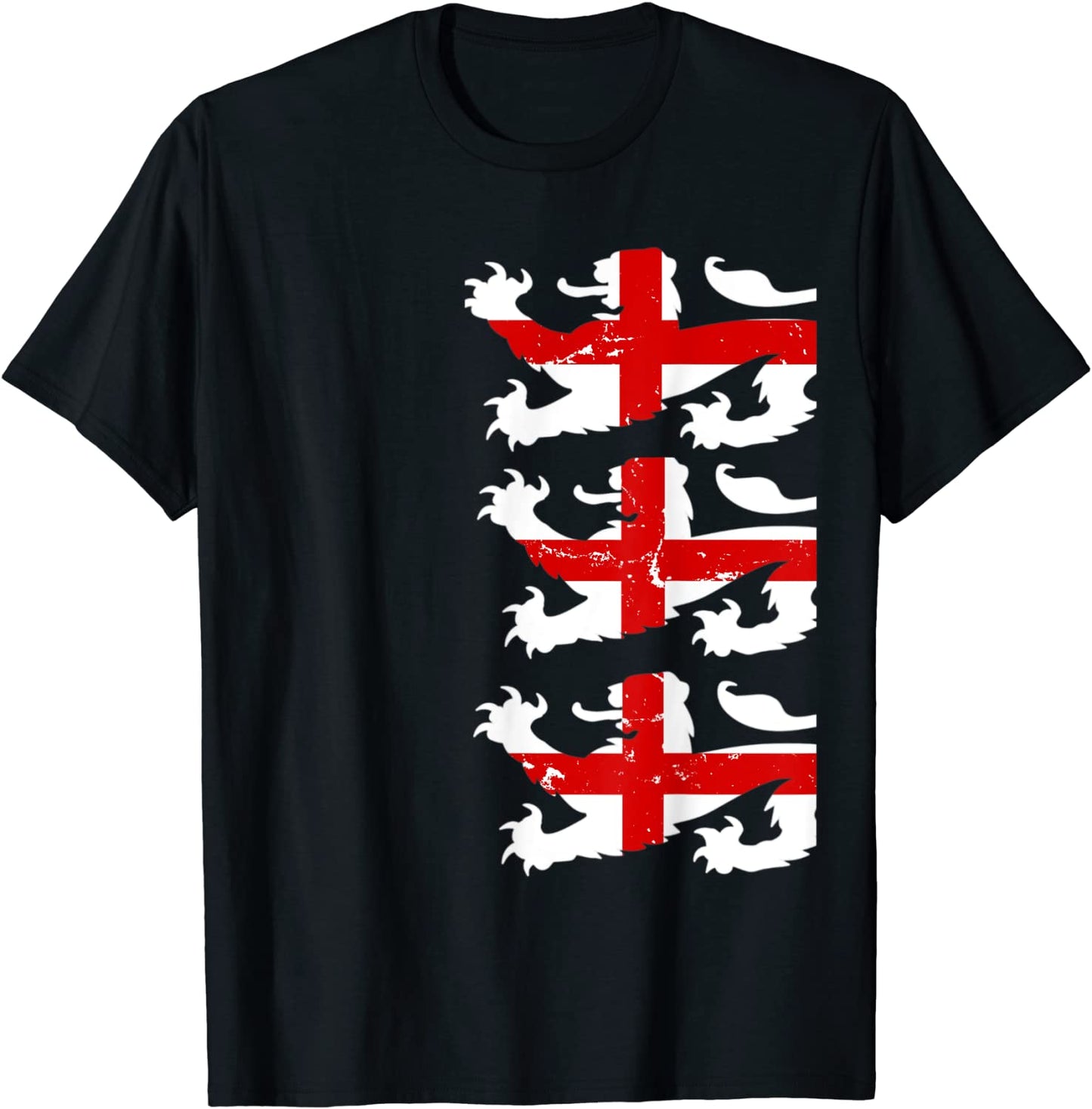 England Euro 21 English Lions Supporting Fan Flag Gift T-Shirt