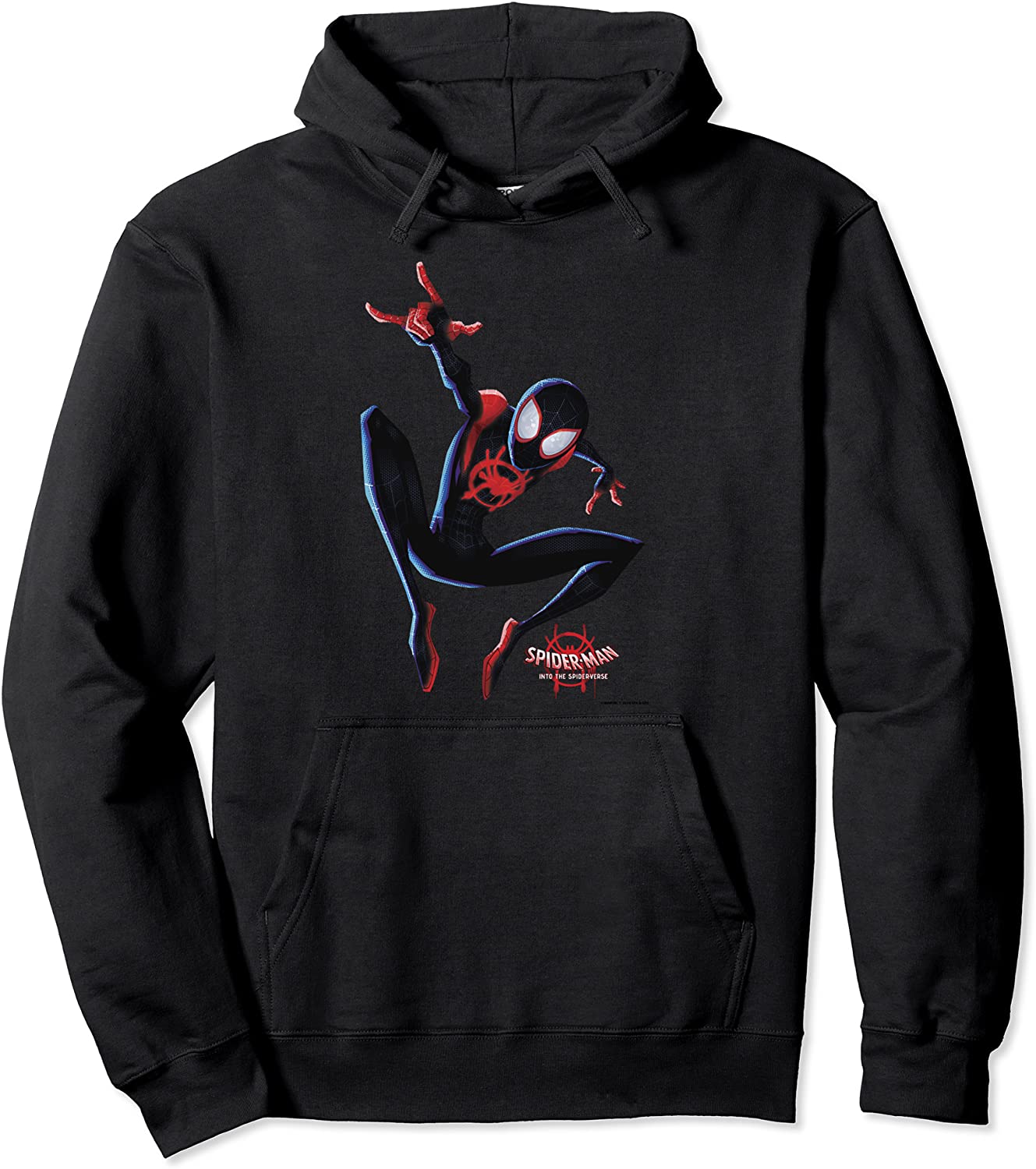Marvel Spider-Man Spiderverse Miles Morales Graphic Hoodie