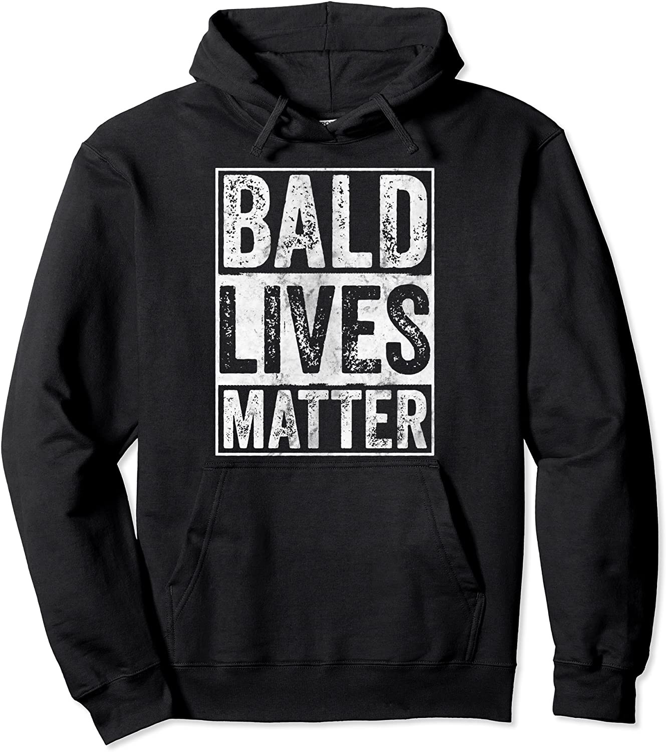 Bald Lives Matter Shirt Bald Is Beautiful Bald Head Joke Pullover Hoodie