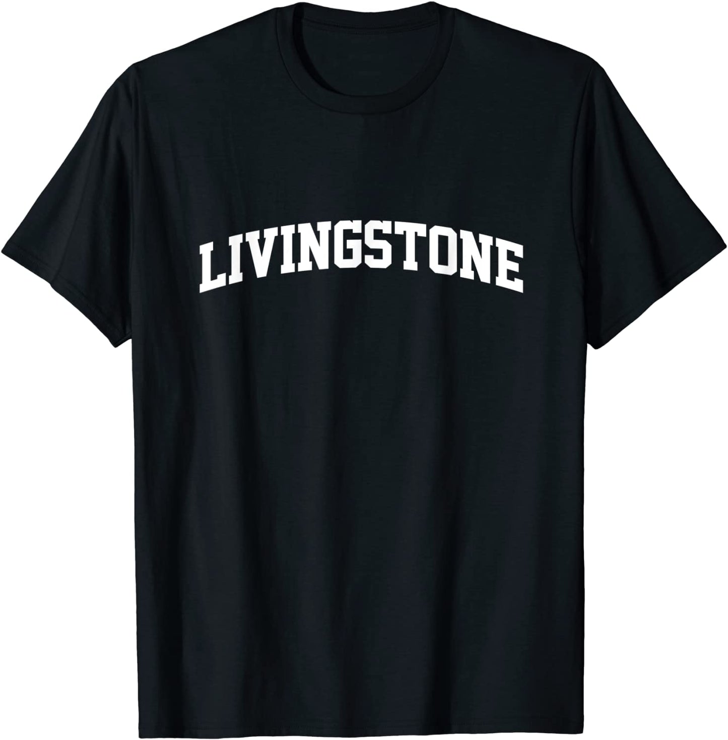 Livingstone Vintage Retro Sports Team College Gym Arch T-Shirt