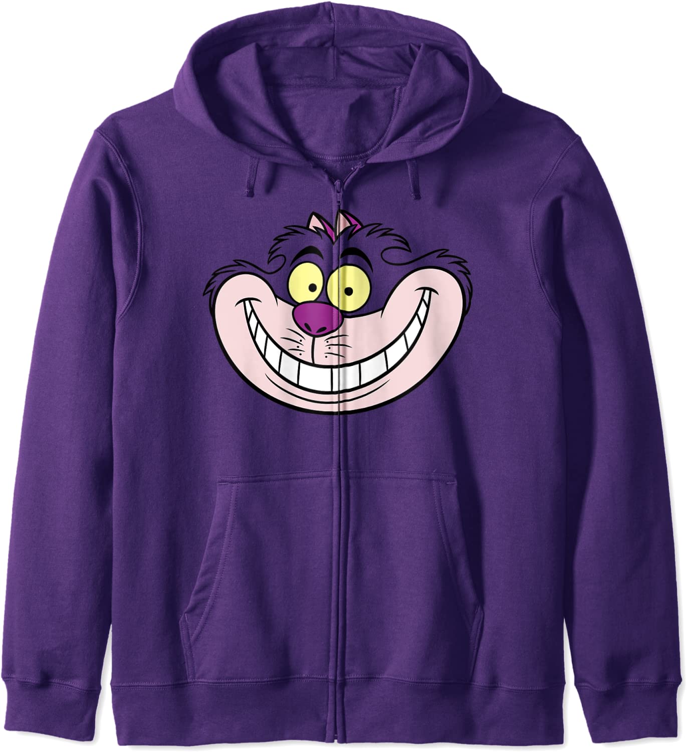 Disney Alice In Wonderland Cheshire Cat Big Face Hoodie