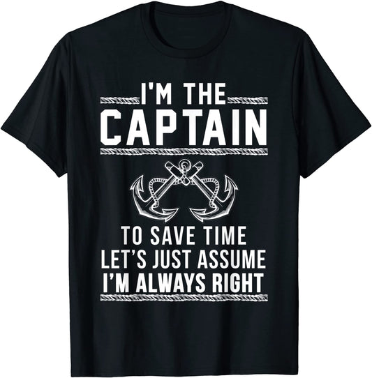 Captain Of The Boat - T Shirt T-Shirt