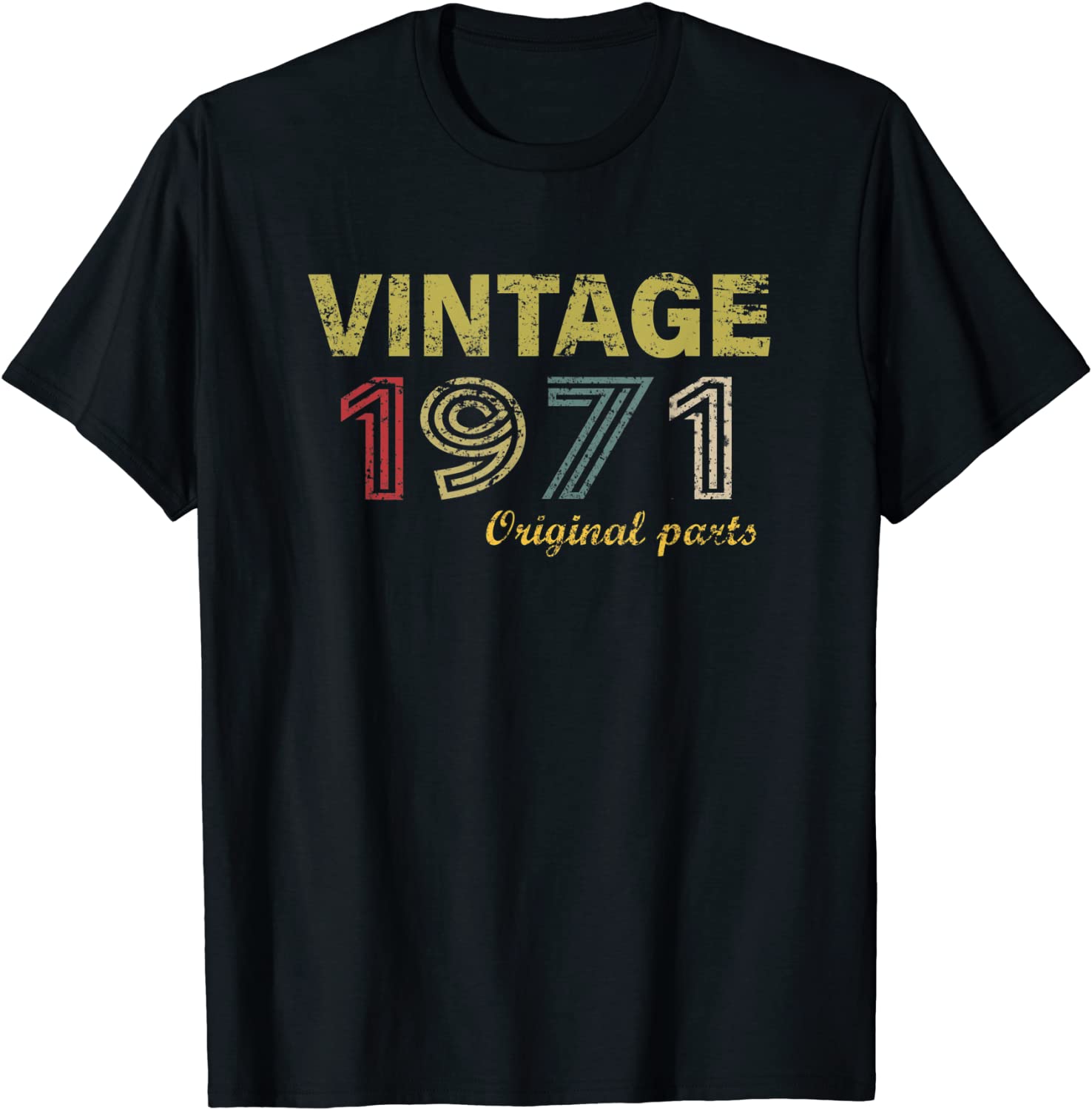 Vintage 1971 Cool 50 Year Old 50th Birthday Gift Men Women T-Shirt