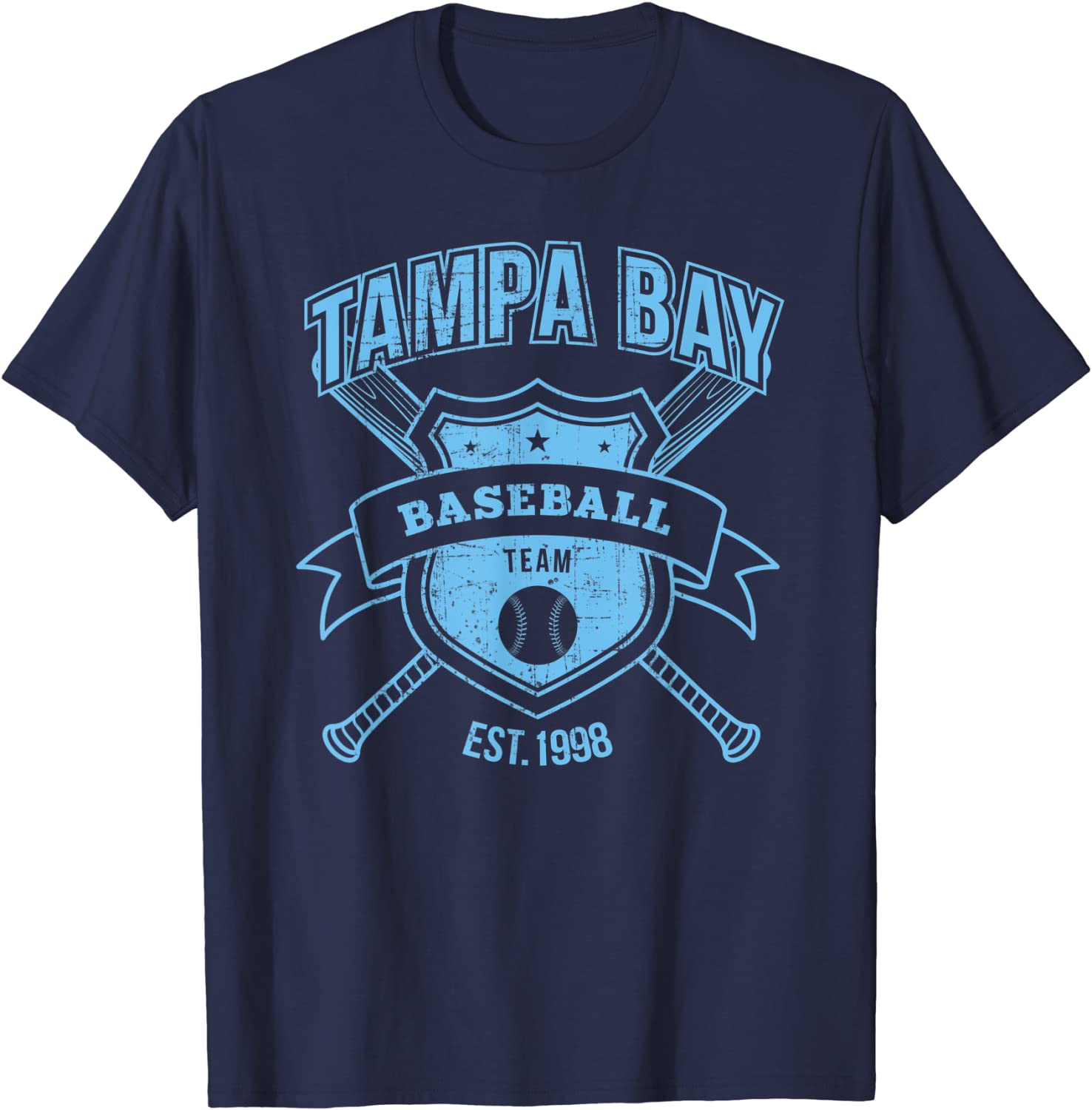 Distressed Retro Ray Vintage Party Look Gameday Sport Gift T-Shirt