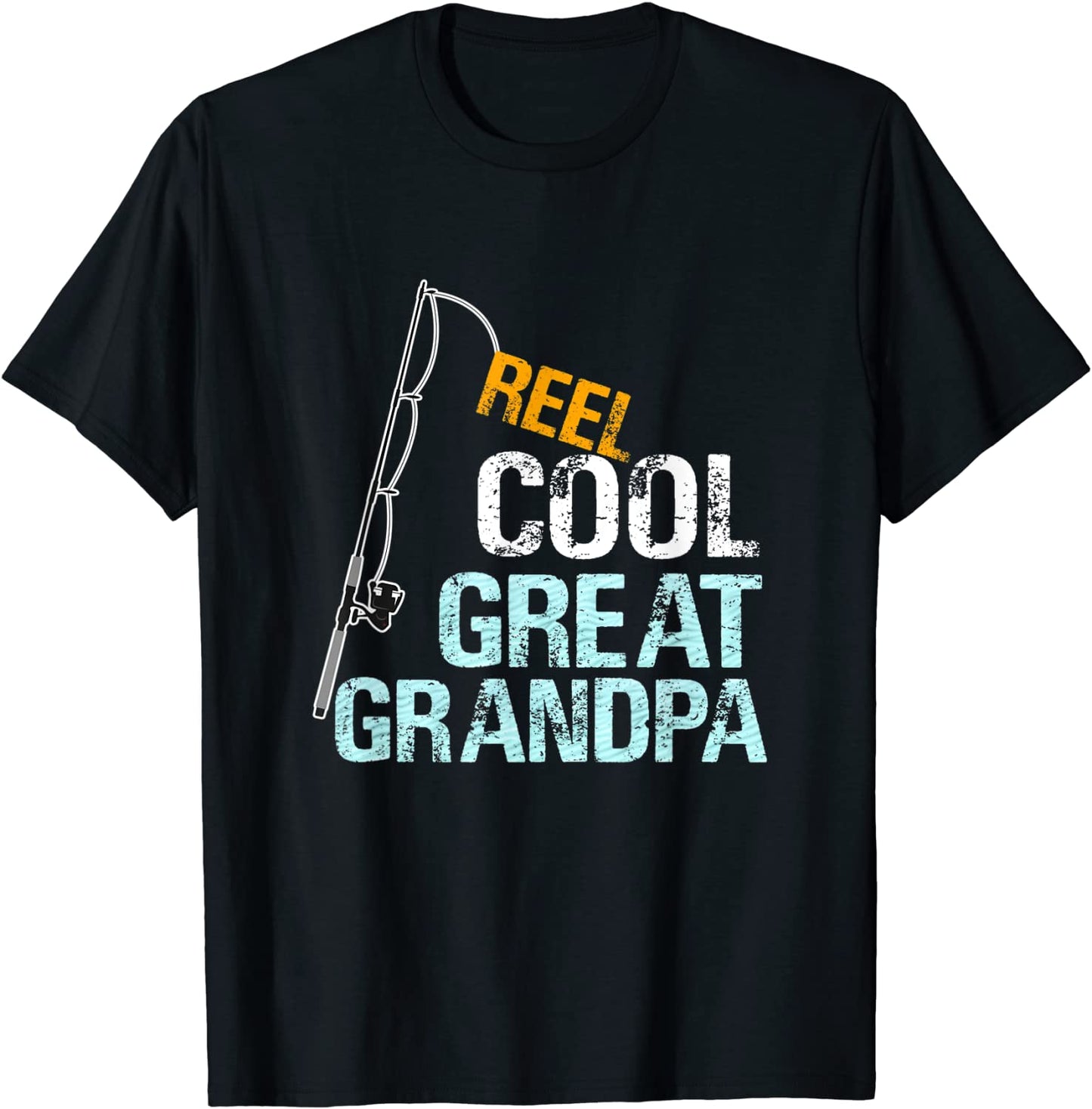 Mens Reel Cool Great Grandpa Gift from Granddaughter Grandson T-Shirt