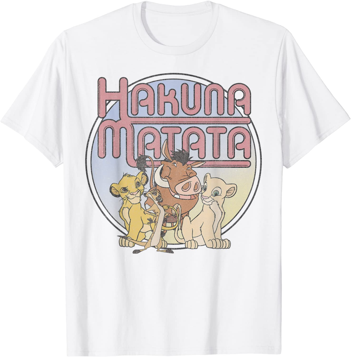 Disney Lion King Retro Hakuna Matata Simba And Friends T-Shirt