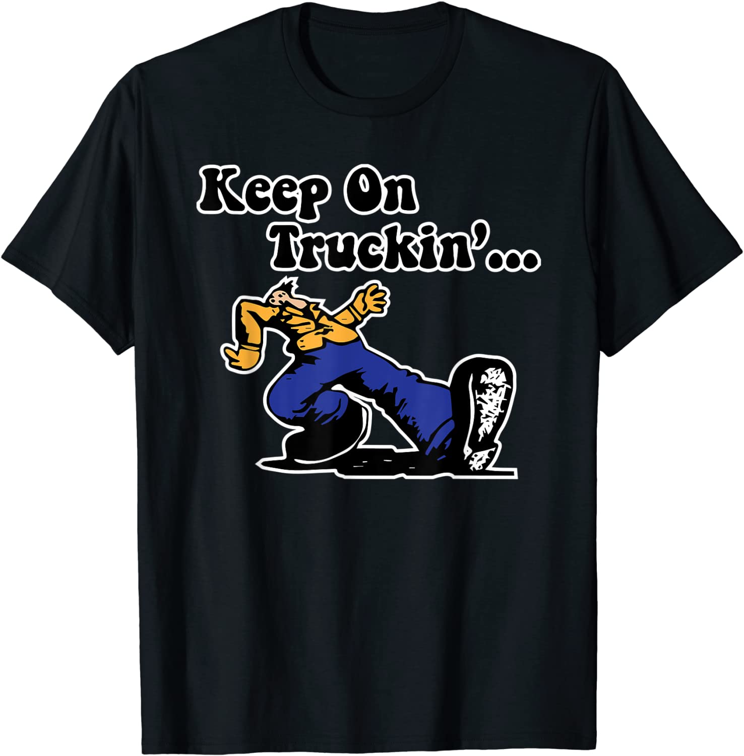 Positive Vibes Vintage Keep on Truckin 1970s T-Shirt