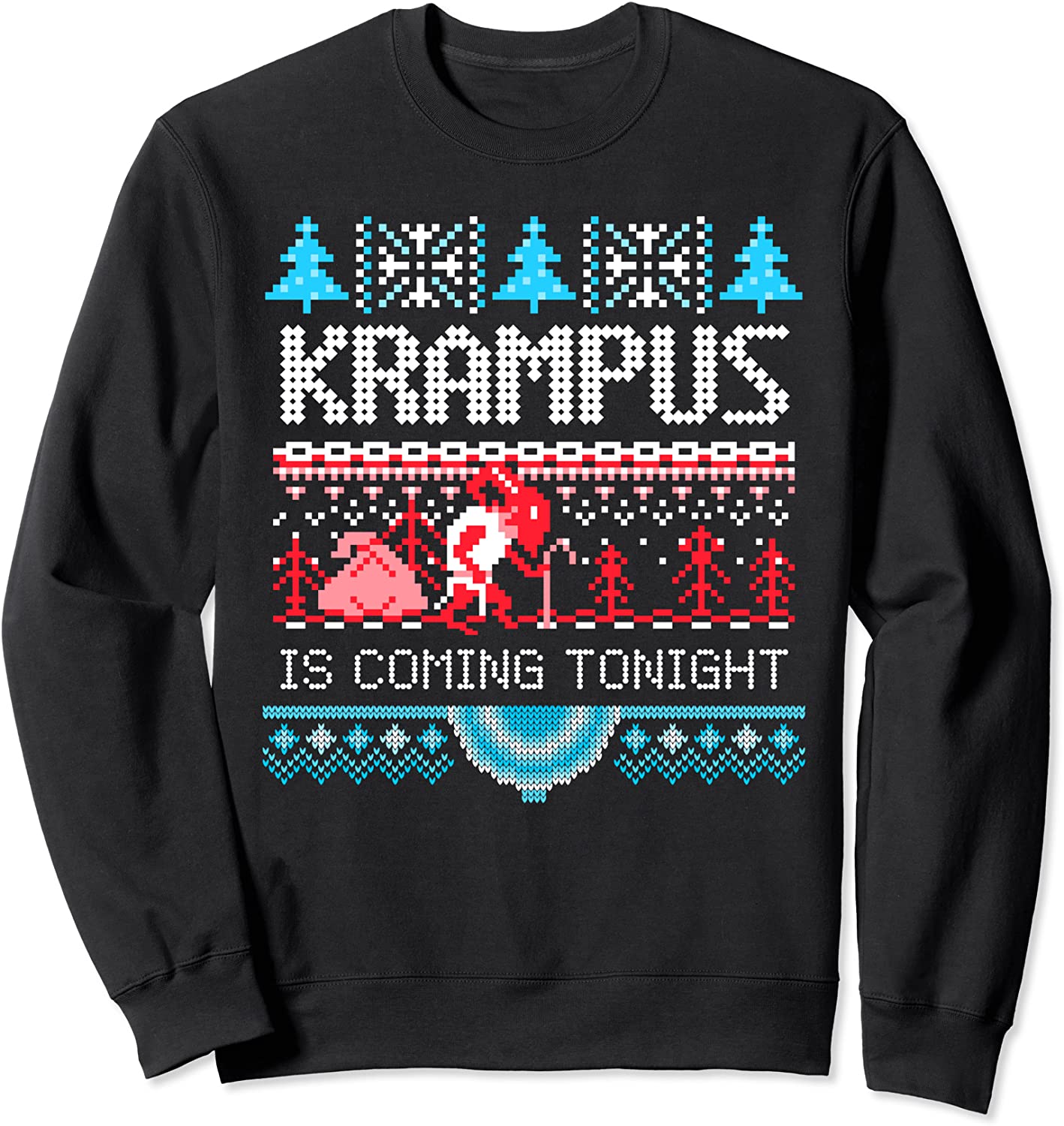 Krampus Night Ugly Christmas Sweater Krampusnacht Holiday Pj Sweatshirt