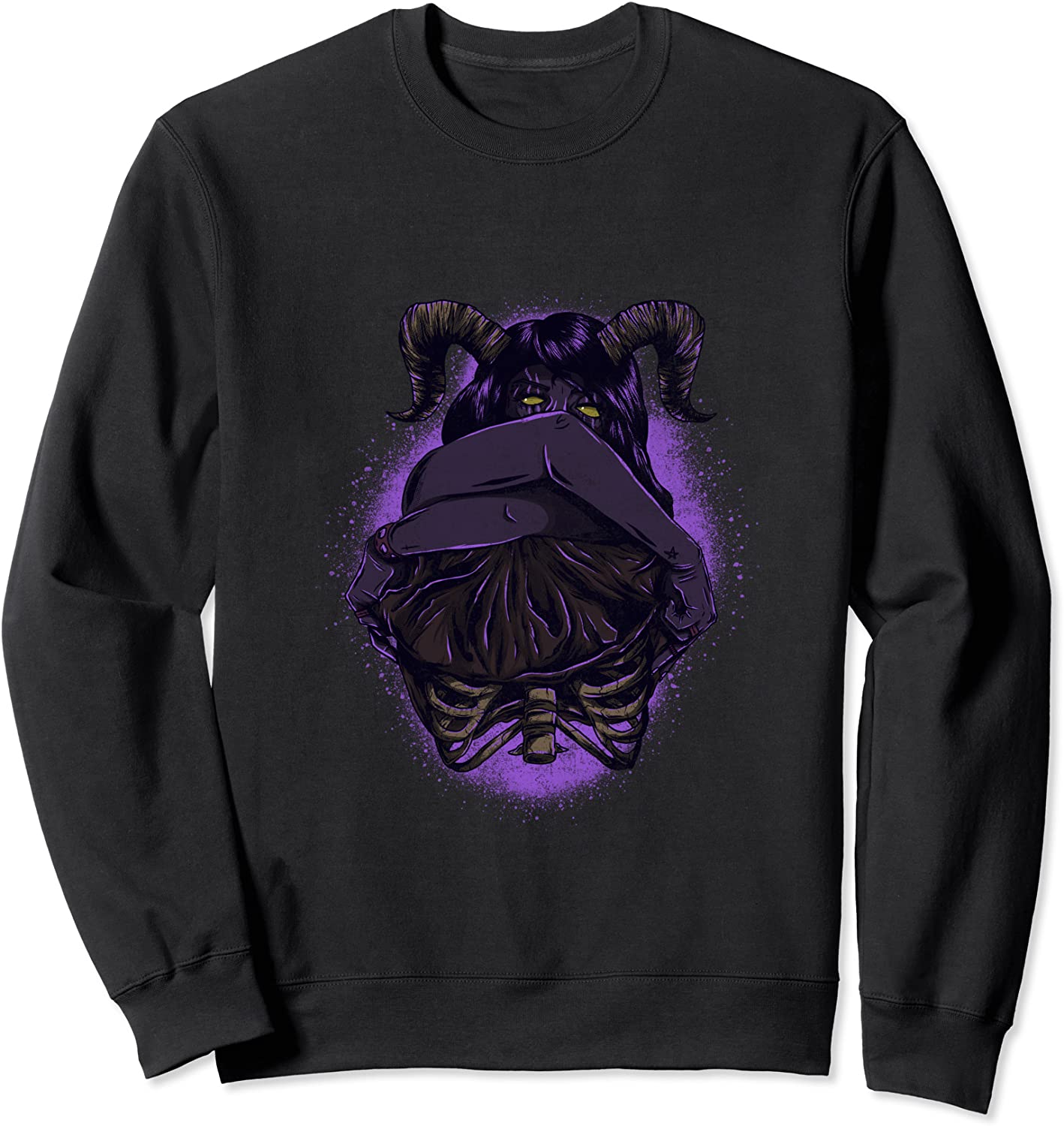 Emo Aesthetic Gothic Clothes Witchcraft Devil Goth Girl Sweatshirt