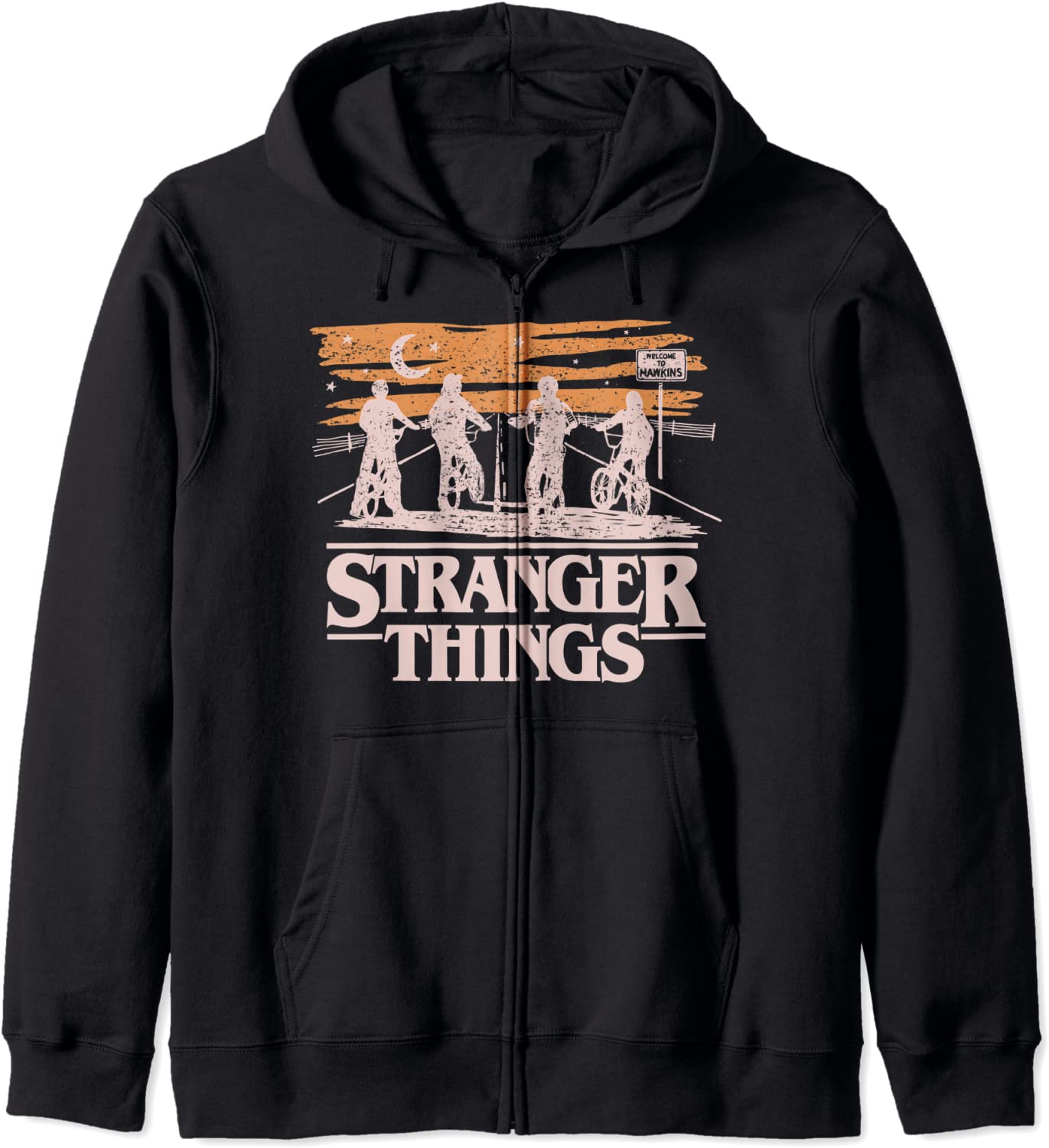 Netflix Stranger Things Night Silhouettes - Sale - Hoodie