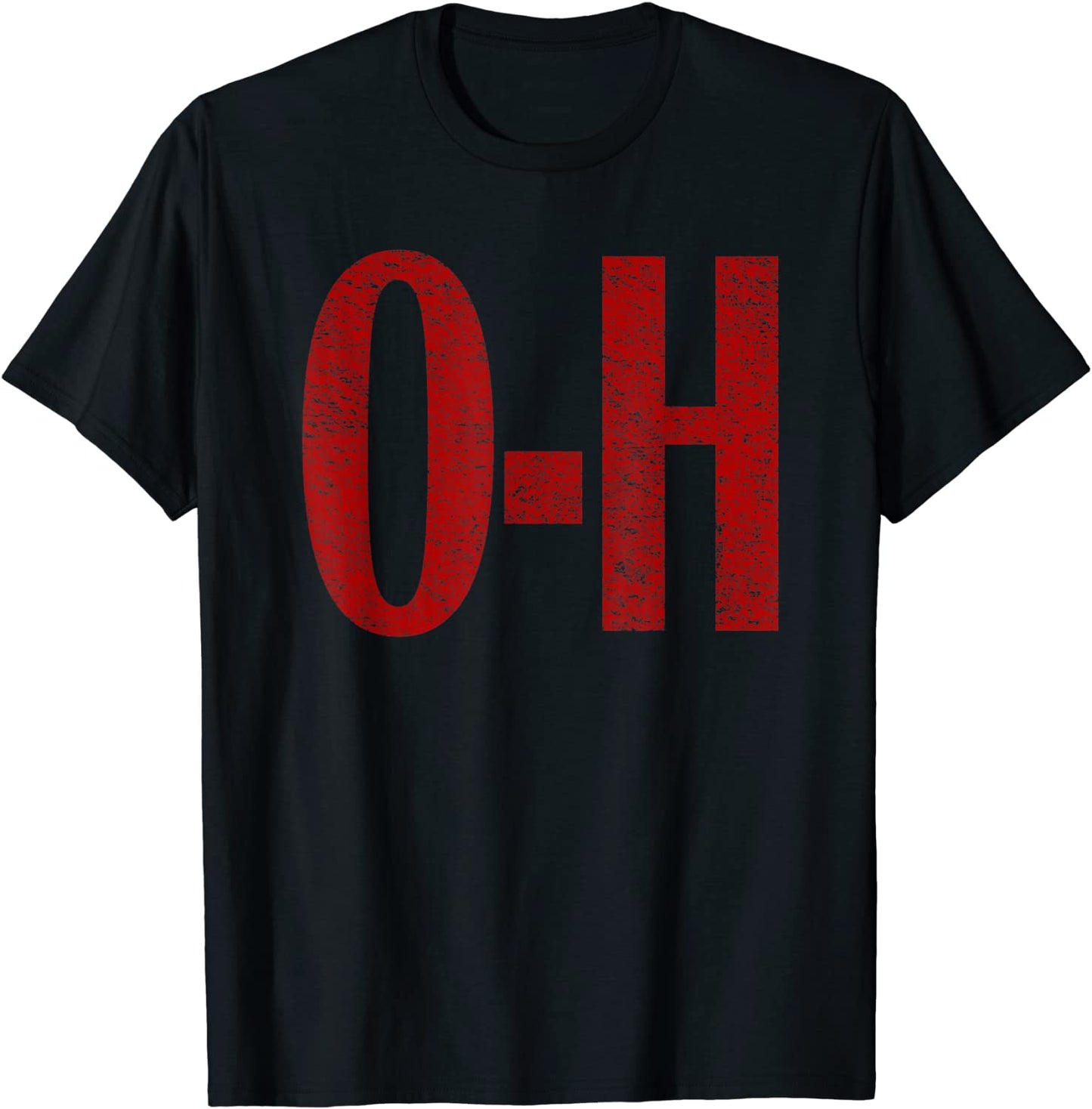 O-H Couples Matching Ohio Sports Football Funny Fun T-Shirt
