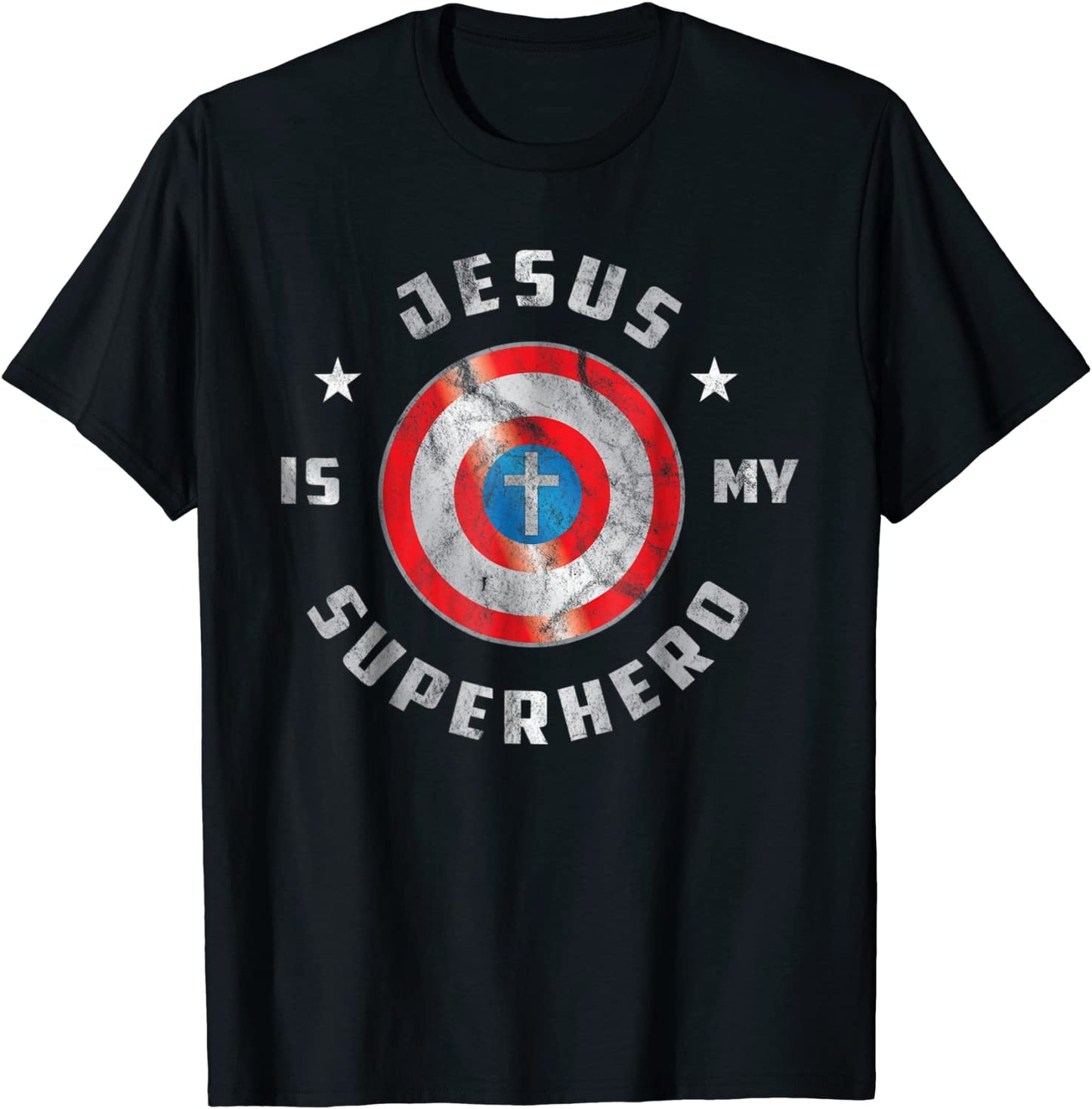 Jesus is My Superhero Fun Christian Religious T-Shirt