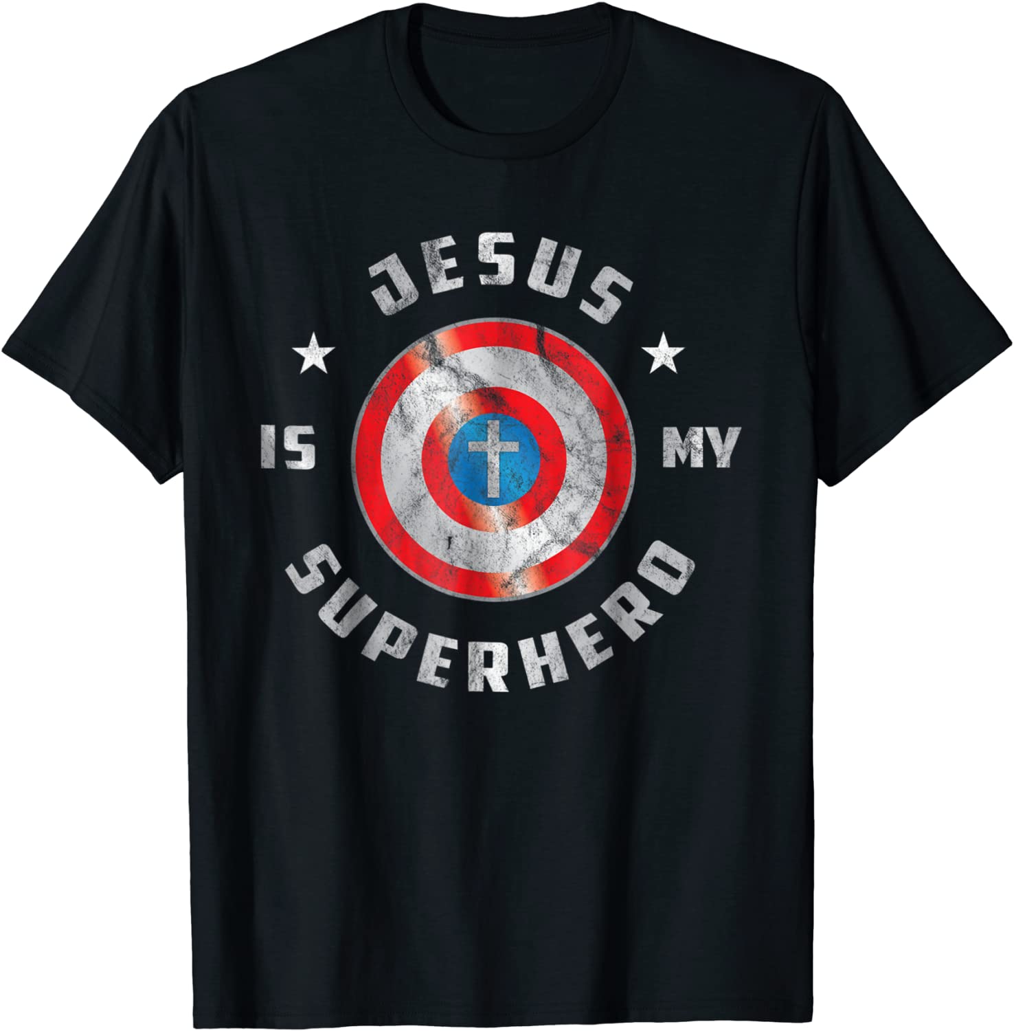 Jesus is My Superhero Fun Christian Religious T-Shirt