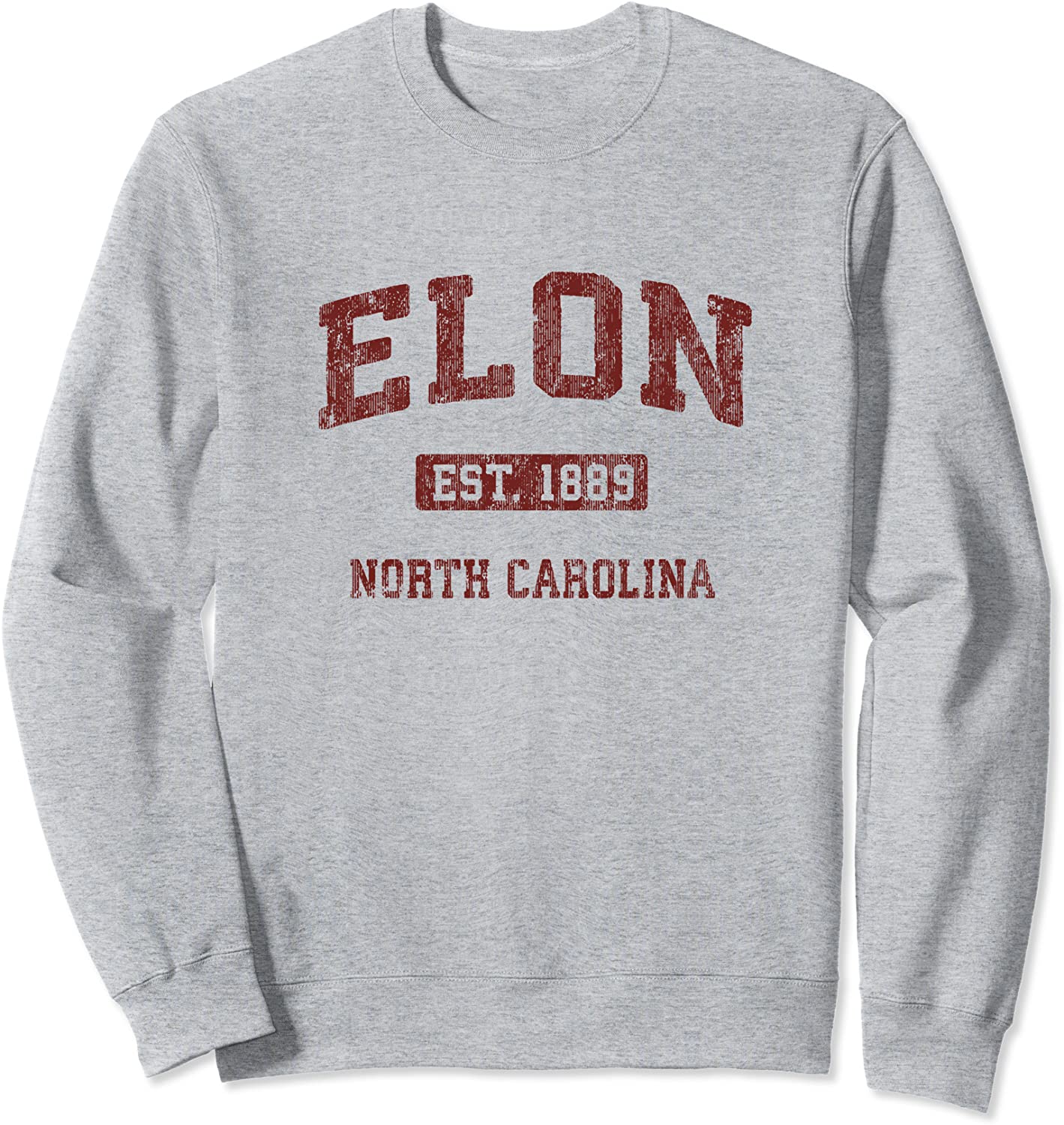Elon North Carolina NC Vintage Athletic Sports Design Sweatshirt