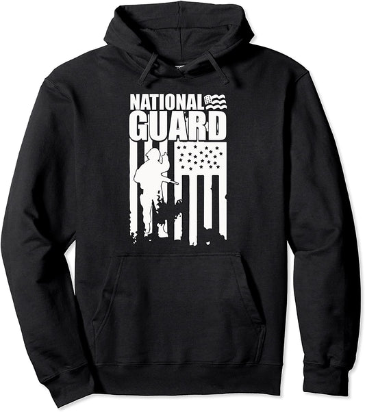 American Flag National Guard Hoodie National Guard Pullover