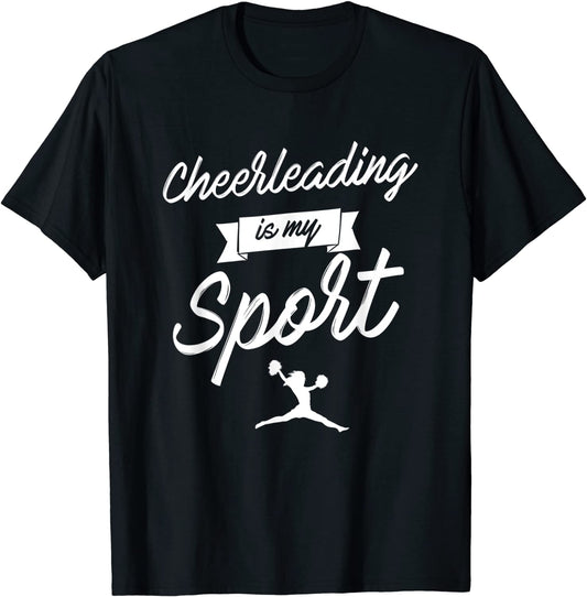 Cheerleading Is My Sports Cheerleader Cheering T-Shirt T-Shirt