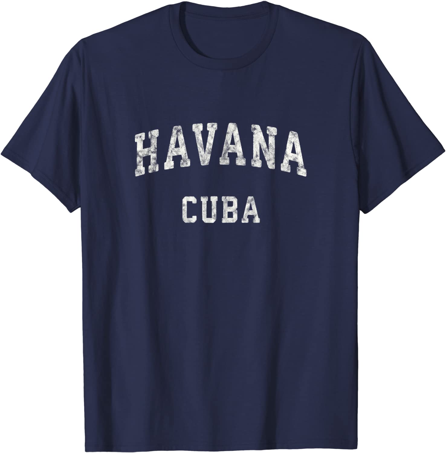 Havana Cuba T-Shirt Vintage Sports Design Retro Tee