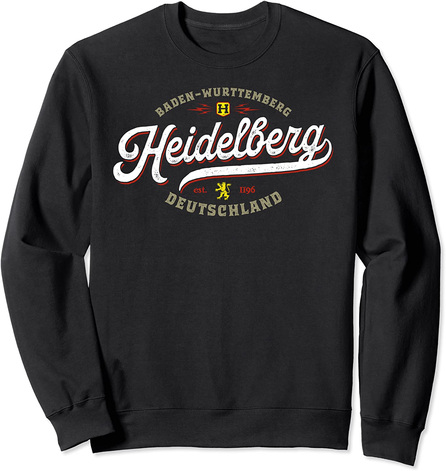 Heidelberg Germany - Vintage Souvenir Travel Heidelberg Sweatshirt