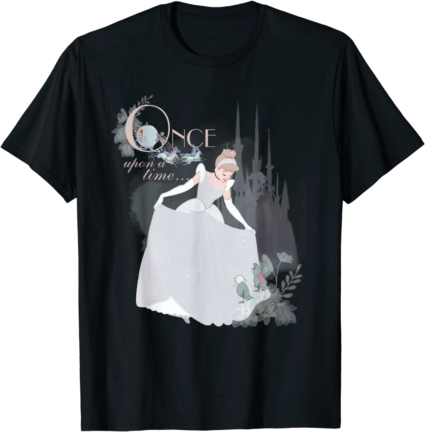 Disney Princess Cinderella Vintage Once Upon a Time T-Shirt