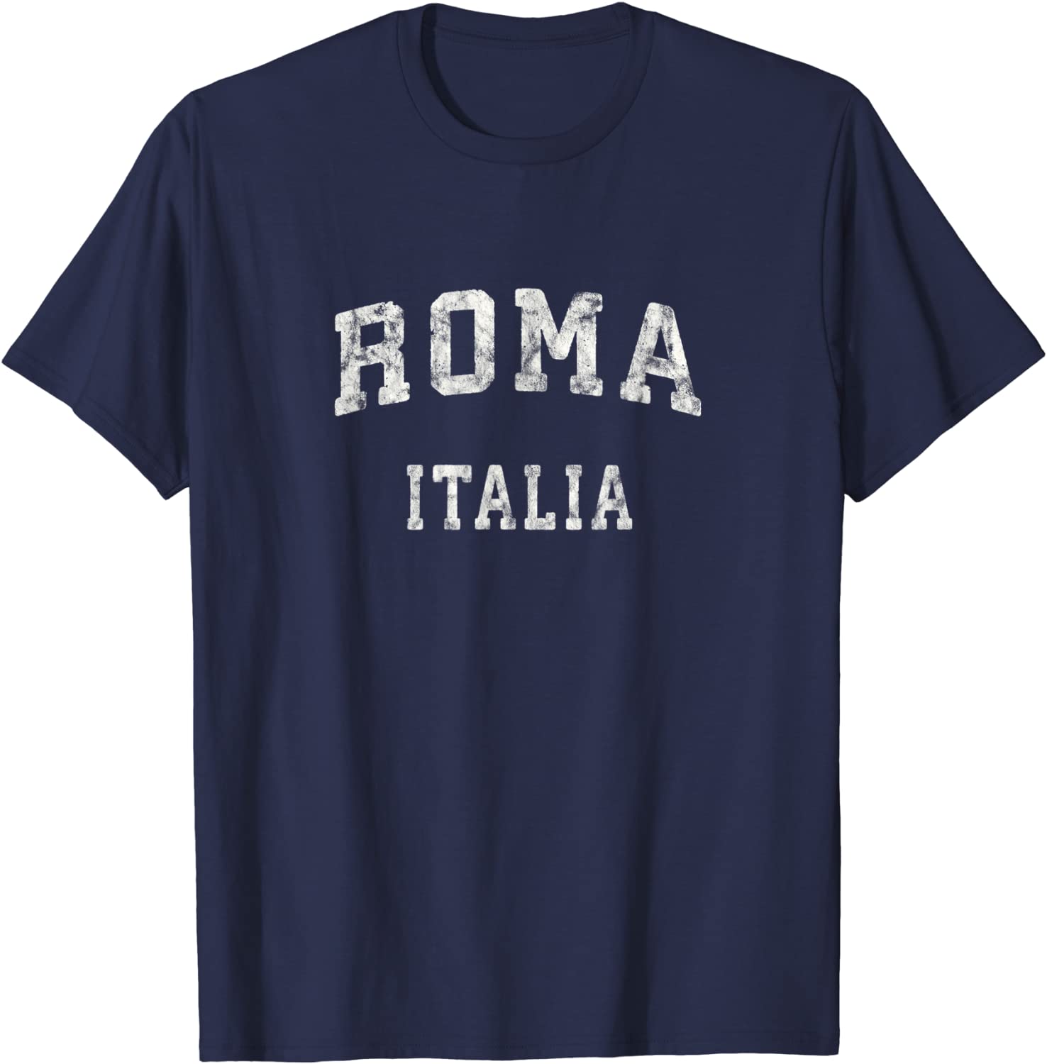 Rome Italy T-Shirt Vintage Roma Italia Sports Design Tee