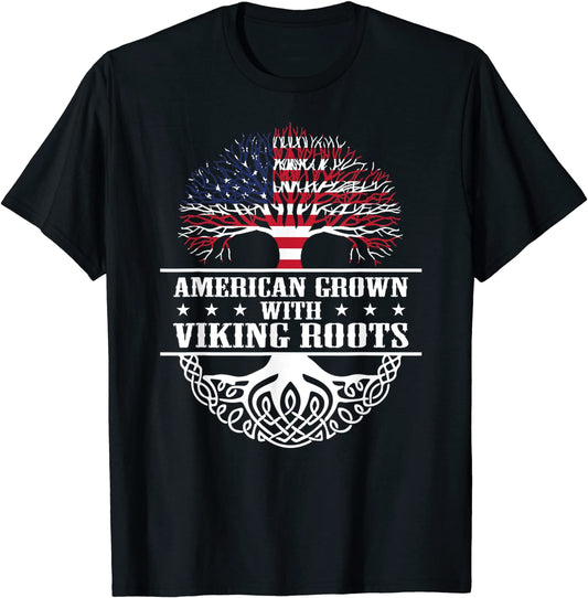 American Grown Viking Roots T-Shirt
