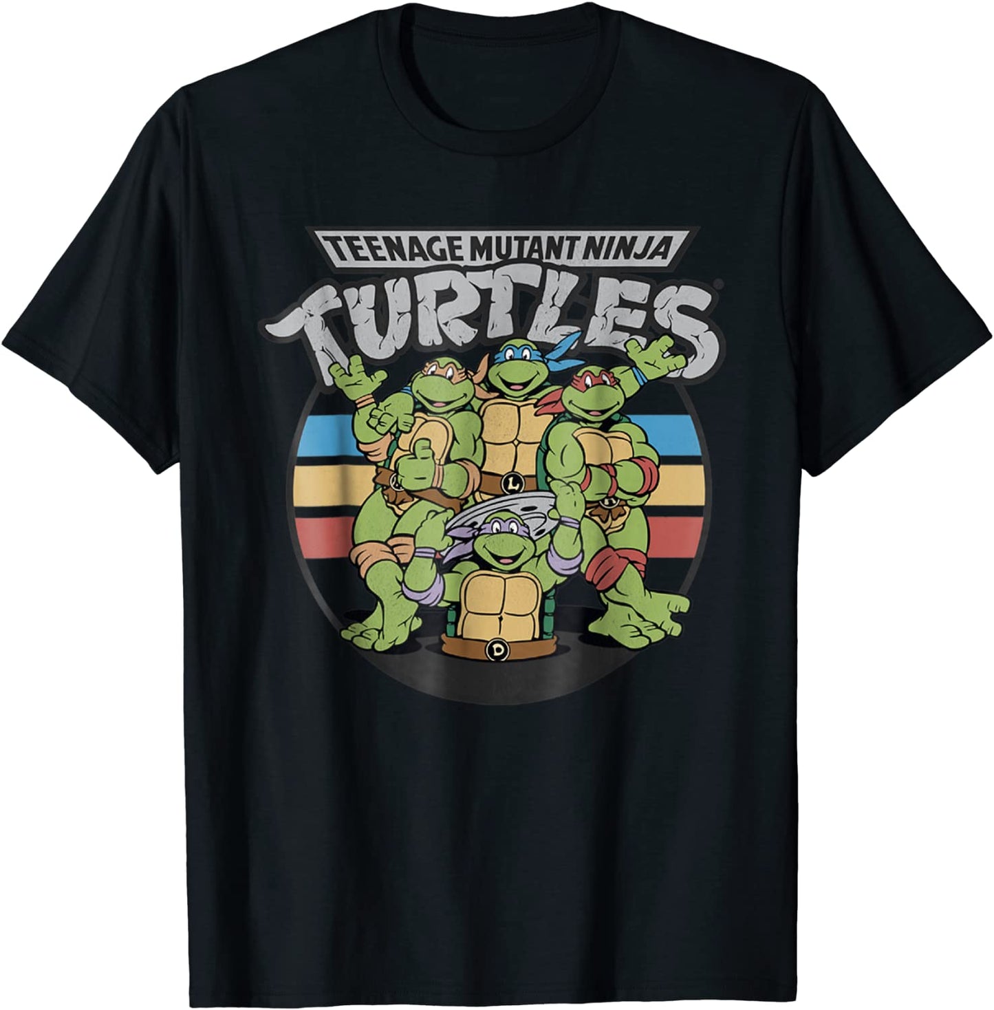 Teenage Mutant Ninja Turtles Retro Spot Logo Tee-Shirt