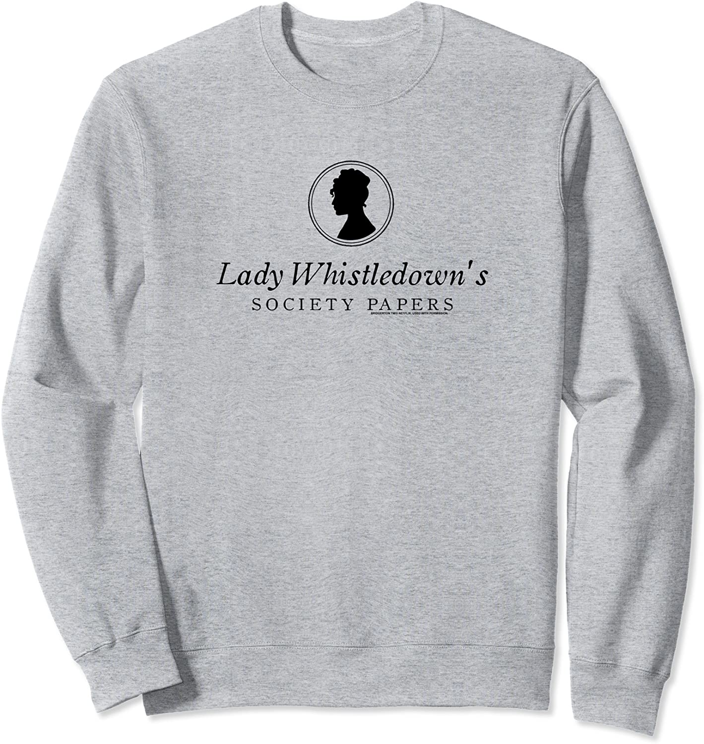 Bridgerton Lady Whistledowns Society Papers Logo Sweatshirt