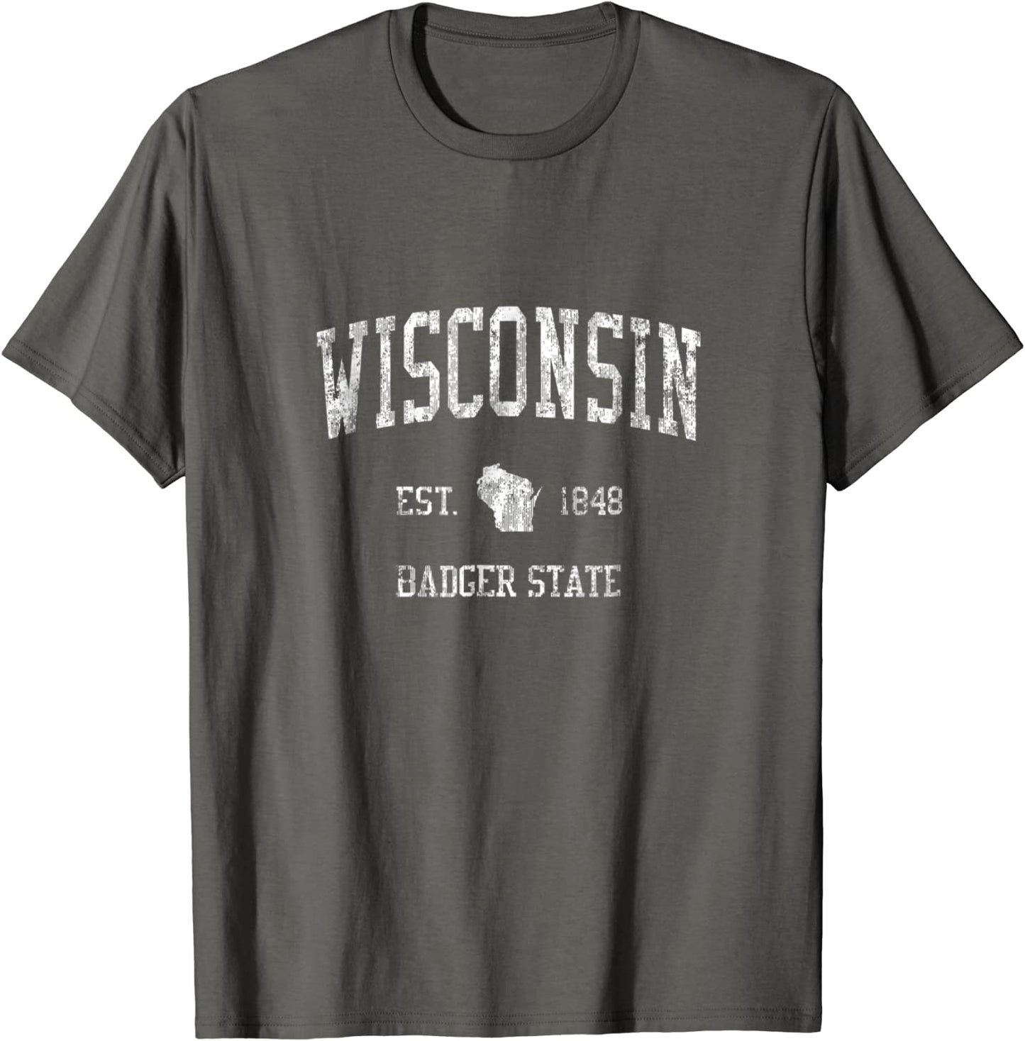 Retro Wisconsin T Shirt Vintage Sports Tee Design