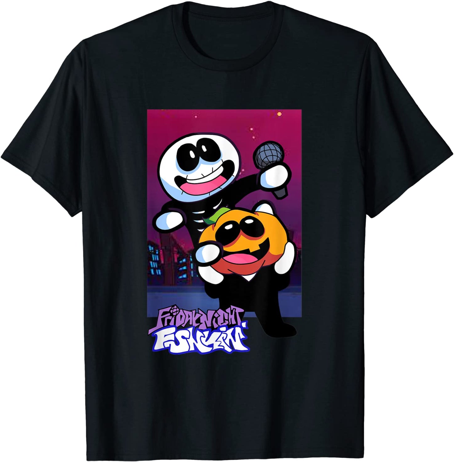 Friday Night Funkin Skid and Pump Art T-Shirt